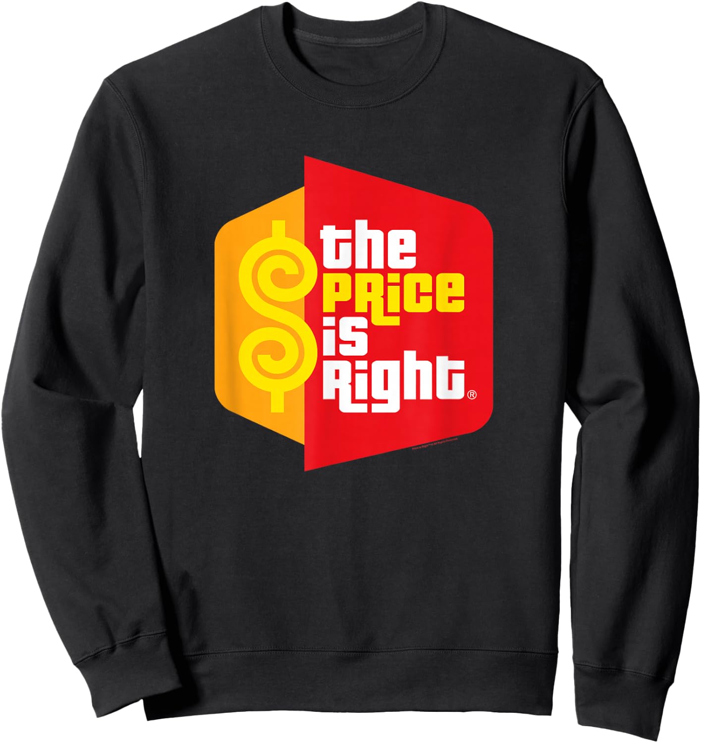 Price is Right Logo Sweatshirt - Sweatshirt | Black