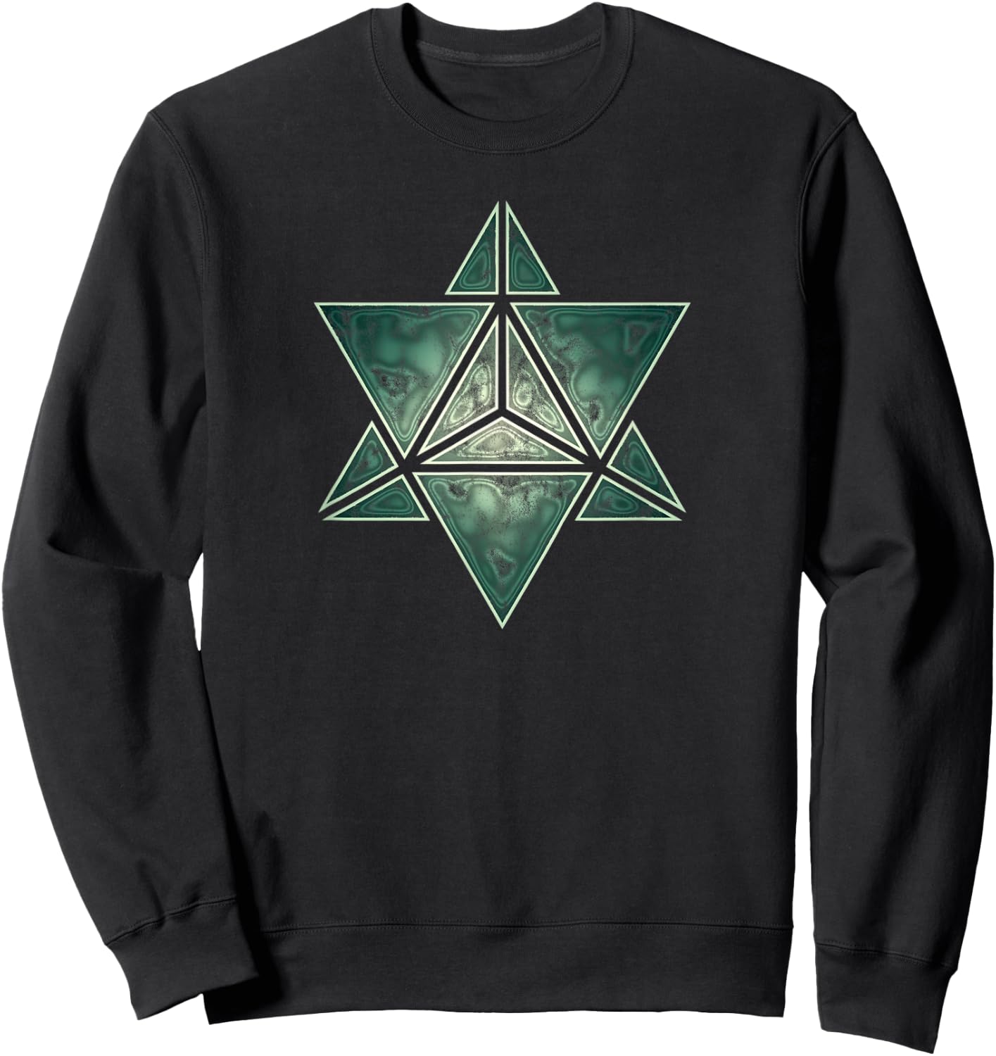 Merkaba Sacred Geometry Yoga Spirituality Meditation Trendy Sweatshirt - Sweatshirt | Black
