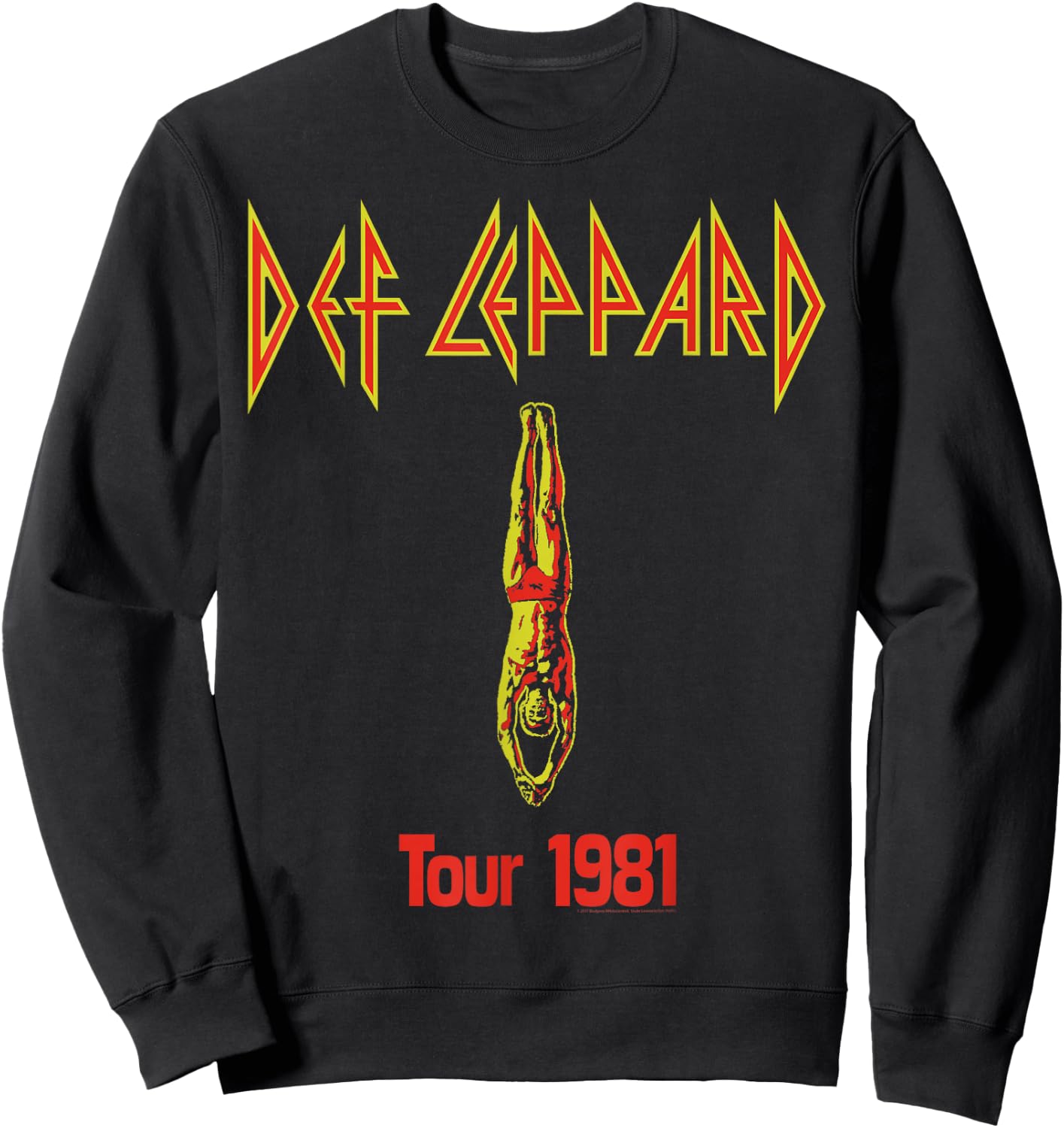 Def Leppard - Dive Sweatshirt - Sweatshirt | Black