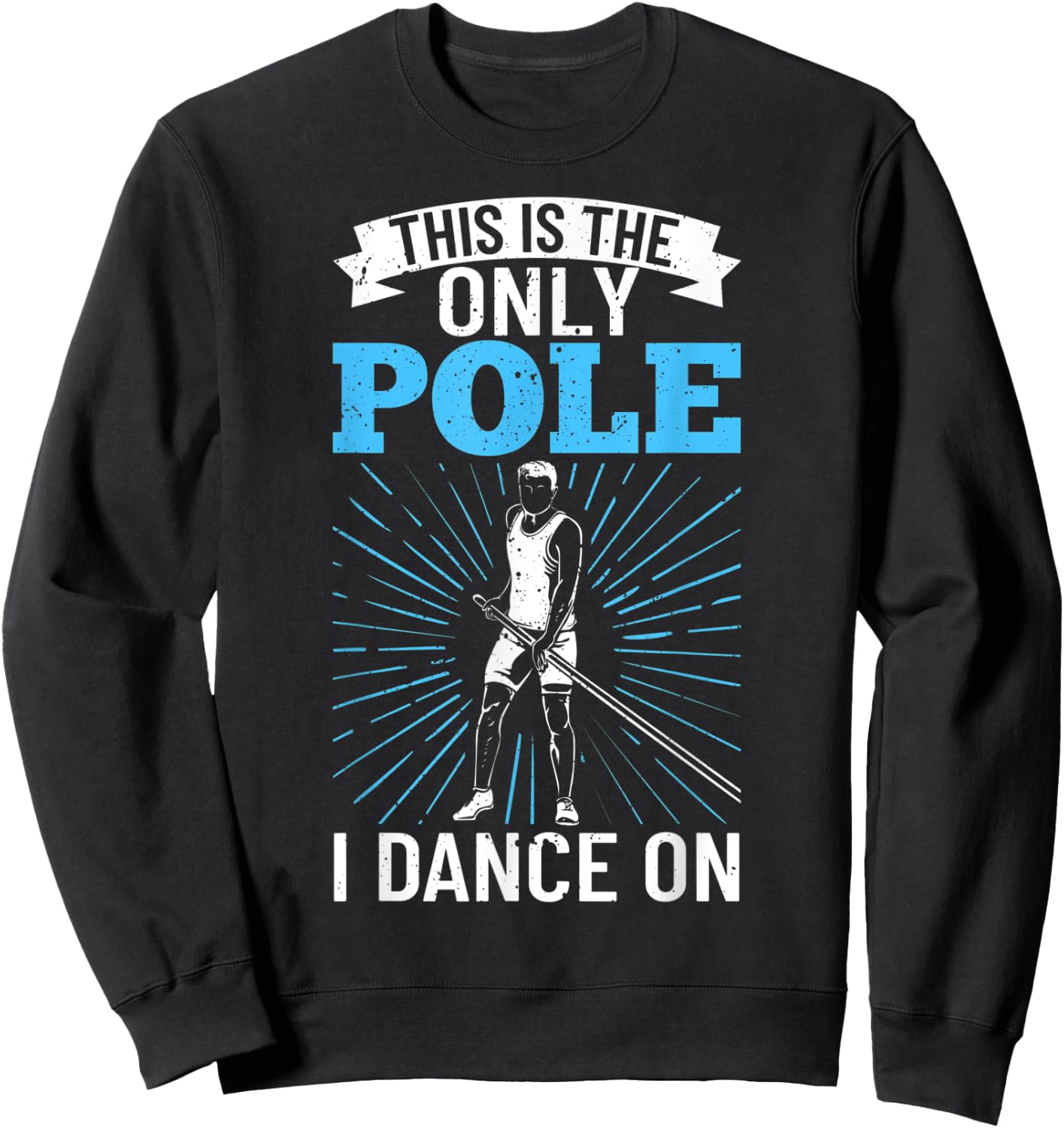 Pole Jumping Pole Vault Outfit Pole Vaulter Pole Jumper Sweatshirt - Sweatshirt | Black
