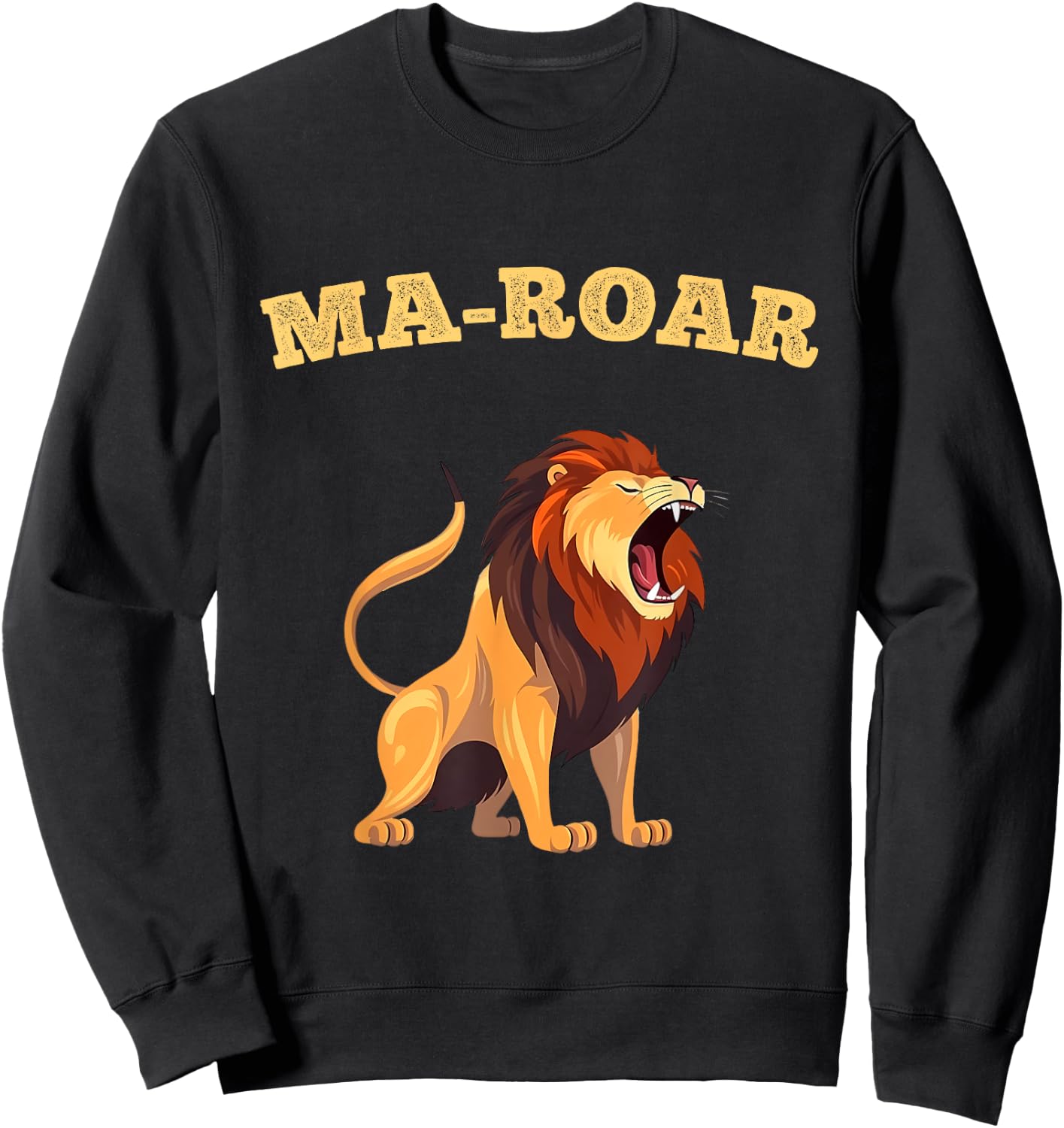 Ma-Roar Passover Jewish Holiday Passover Lion Of Judah Kids Sweatshirt - Sweatshirt | Black