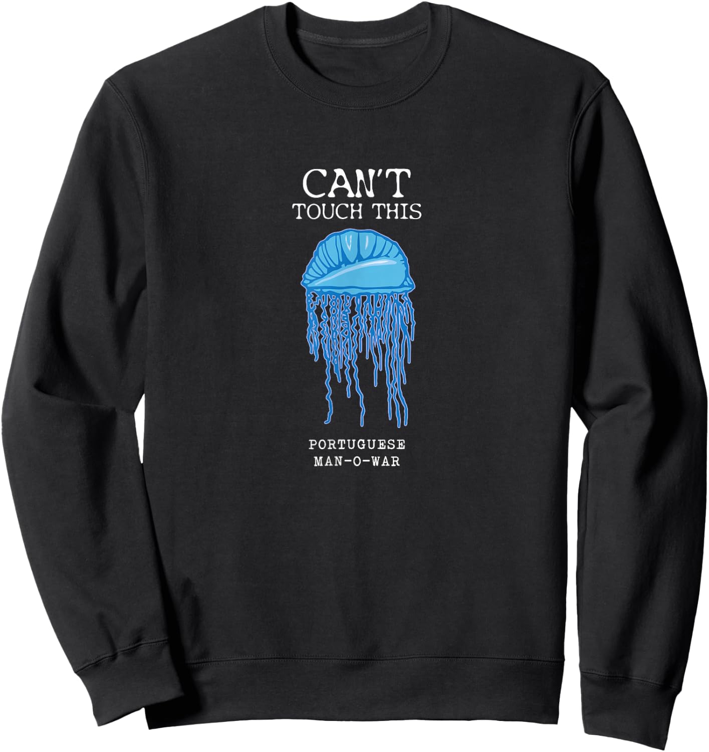 Portuguese Man O' War Jellyfish Atlantic Pacific Florida Sweatshirt - Sweatshirt | Black