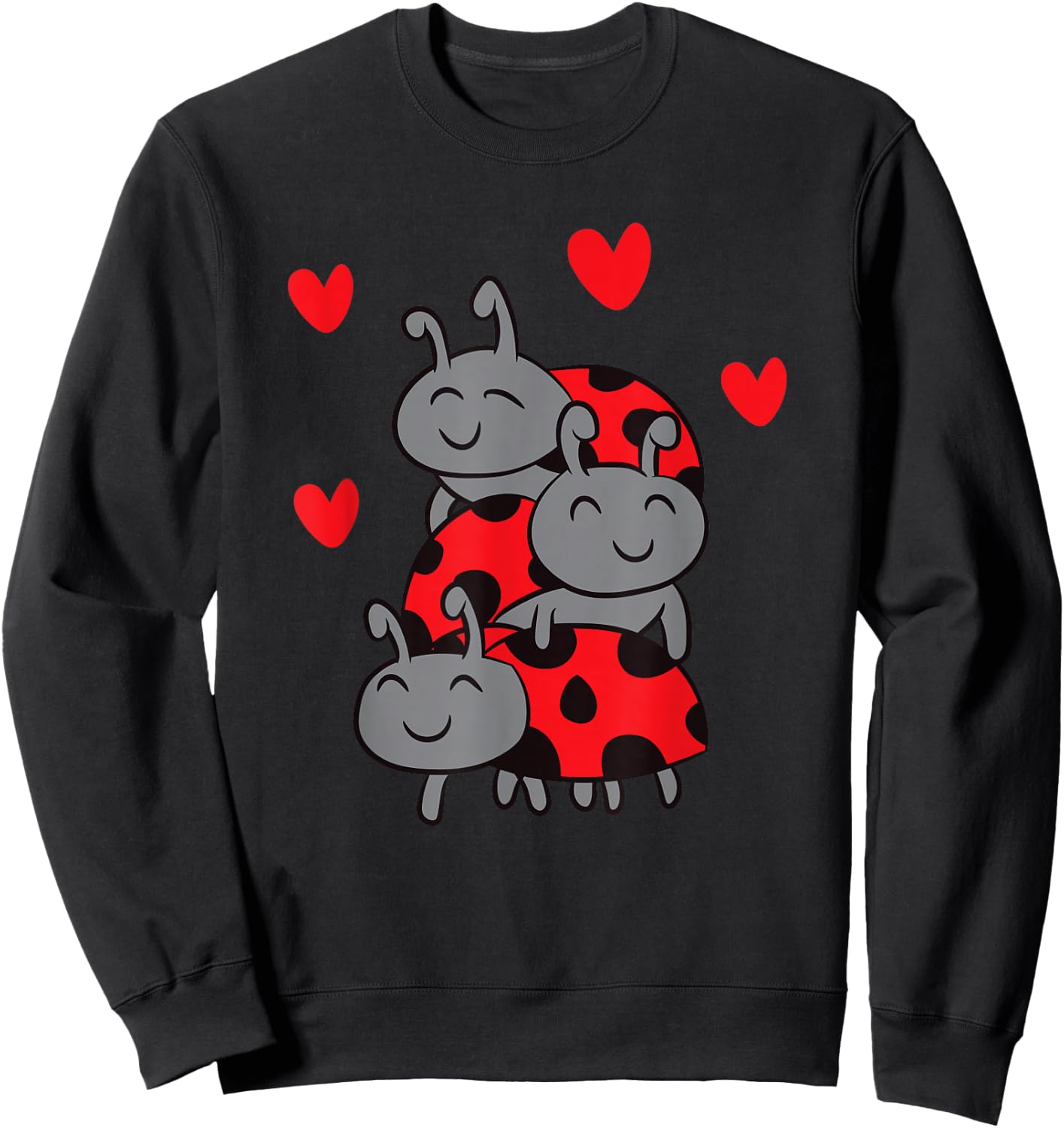 Ladybugs Love Cute Insect Love Ladybugs Sweatshirt - Sweatshirt | Black
