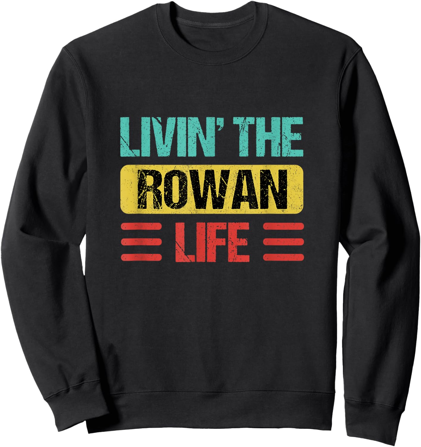 Rowan Name Sweatshirt - Sweatshirt | Black