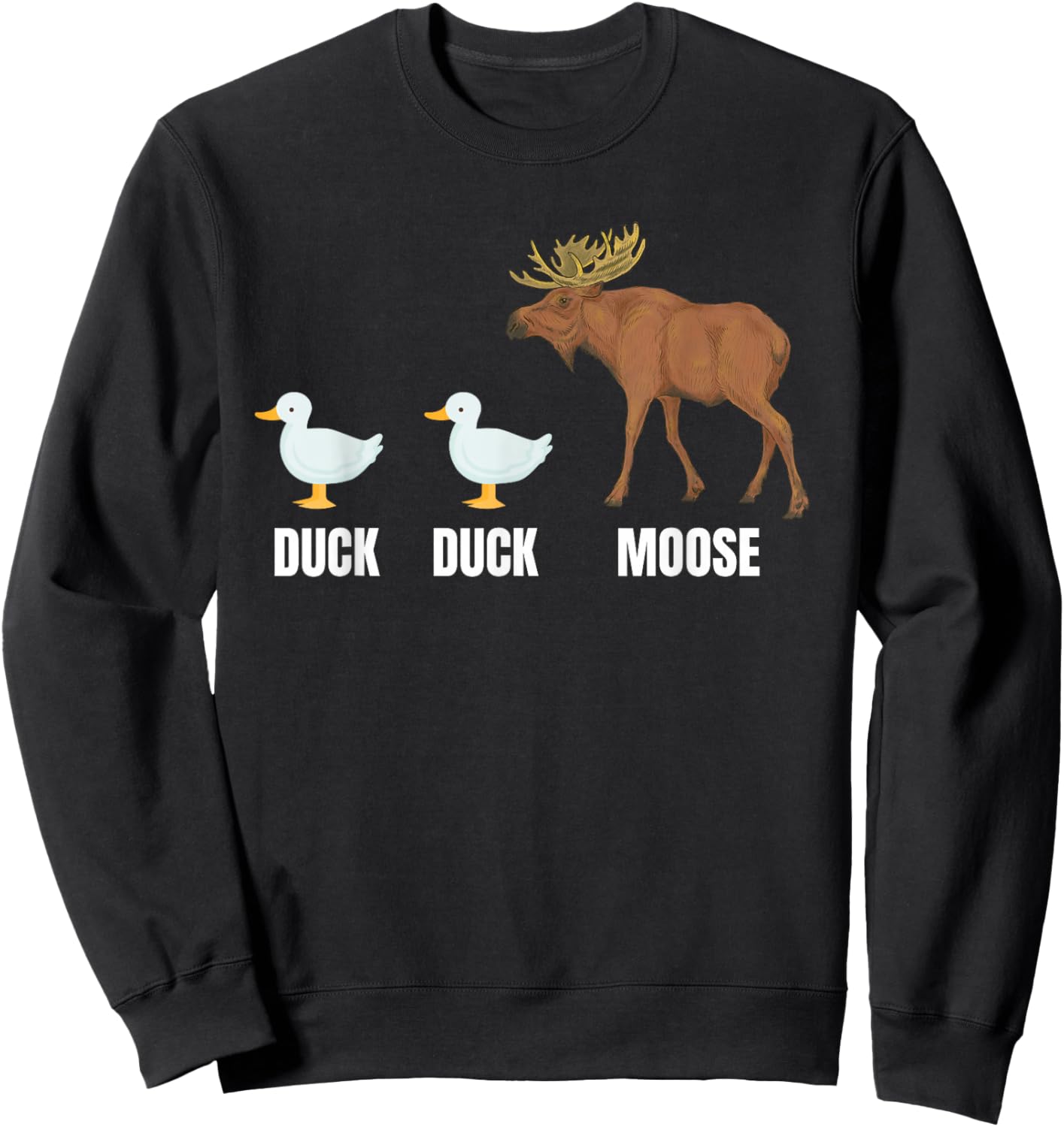 Funny Cute Animal Graphic Dad Joke Sayings For Kids Adults Sweatshirt - Sweatshirt | Black