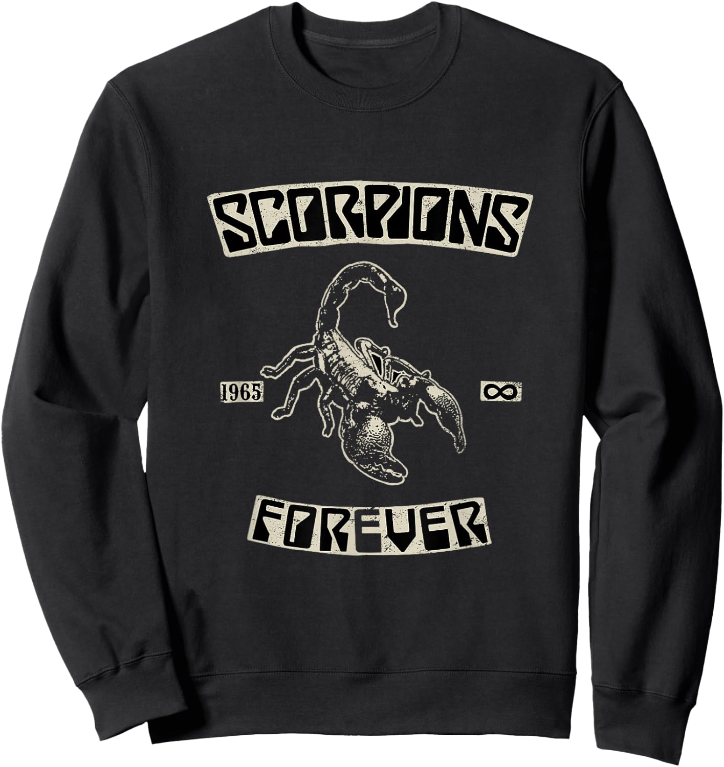 Official Scorpions Forever Since 1965 Black Sweatshirt - Sweatshirt | Black