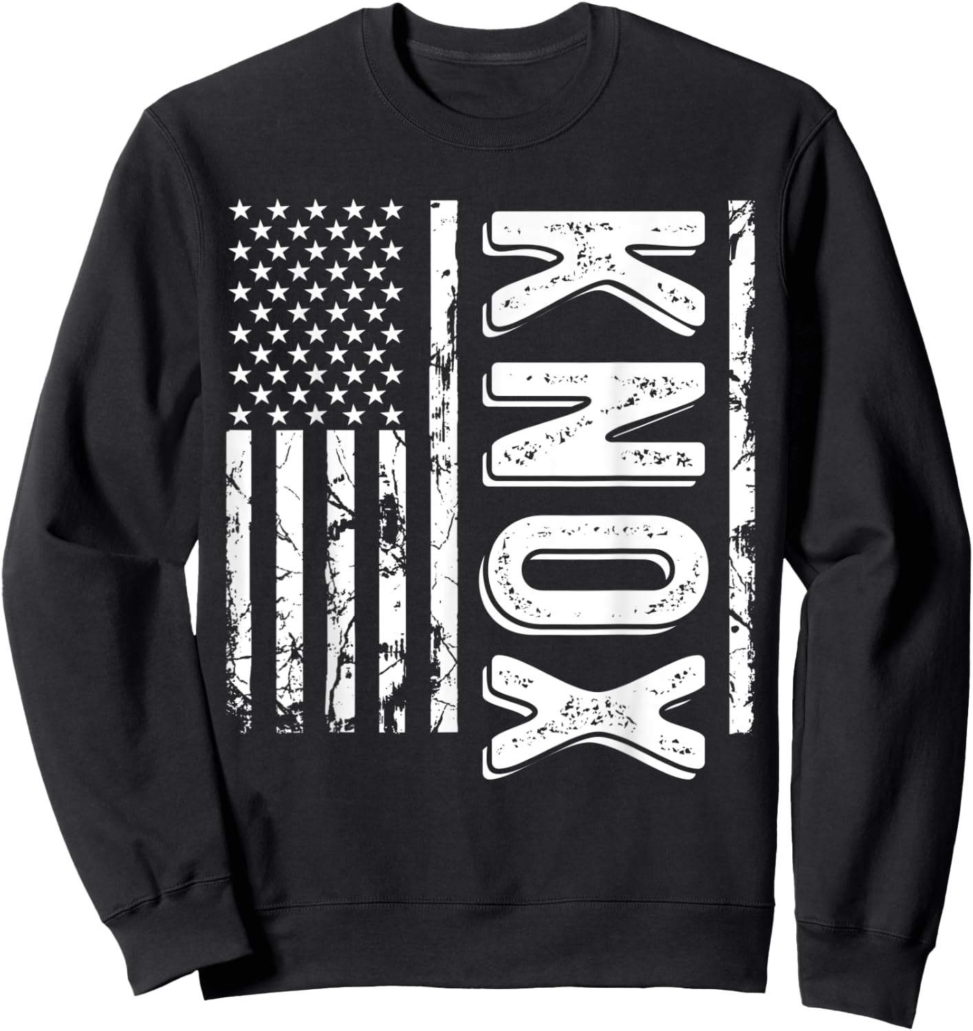 Knox Last Name Funny Surname Team Knox Family Sweatshirt - Sweatshirt | Black