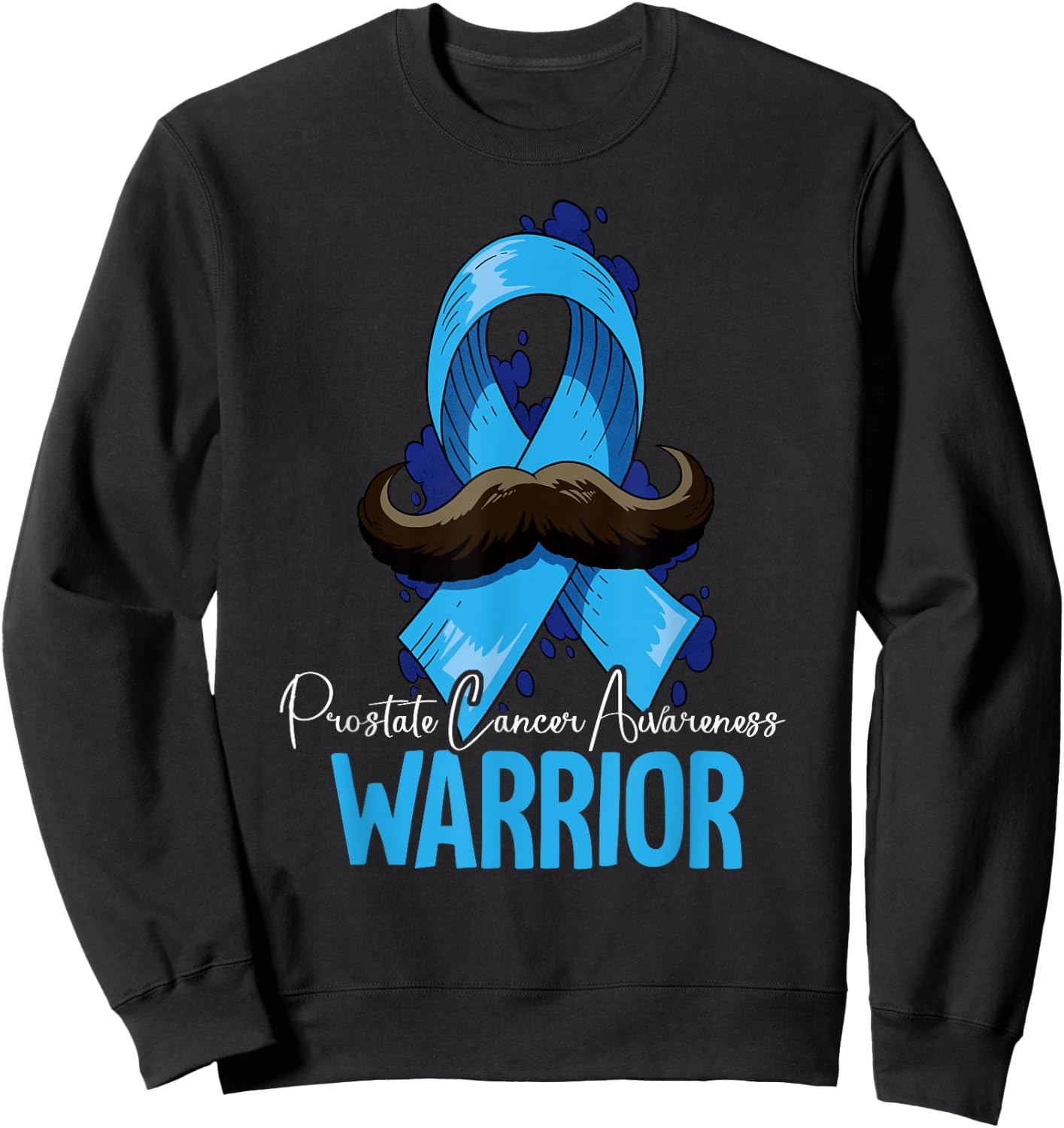 Warrior Prostate Cancer Awareness Sweatshirt - Sweatshirt | Black