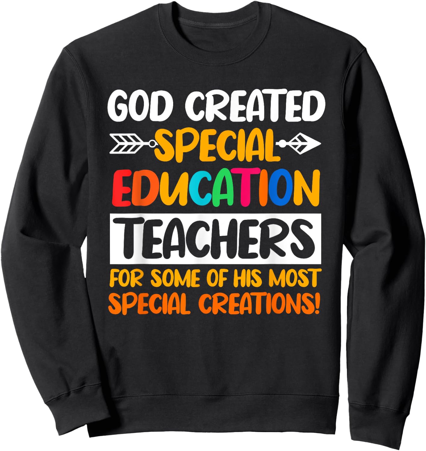 Special Education Teachers SPED Instructor Educator Women Kids Sweatshirt - Sweatshirt | Black