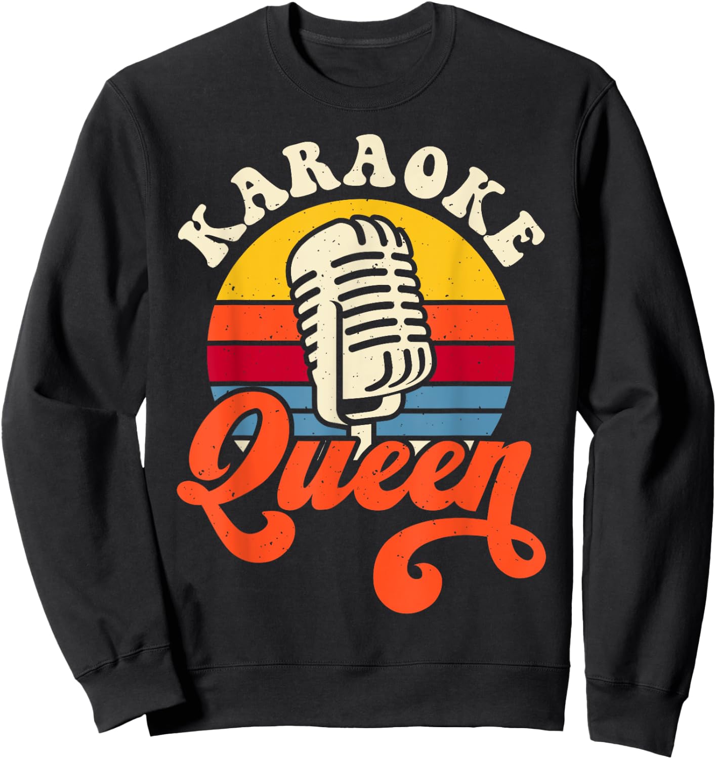 Karaoke Queen Sweatshirt - Sweatshirt | Black