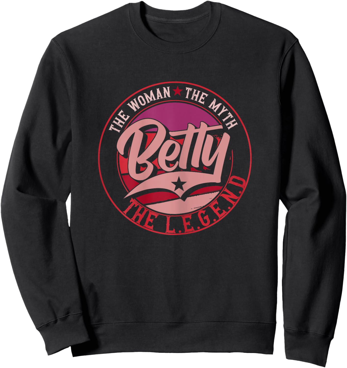 Betty the woman the myth the legend Sweatshirt - Sweatshirt | Black