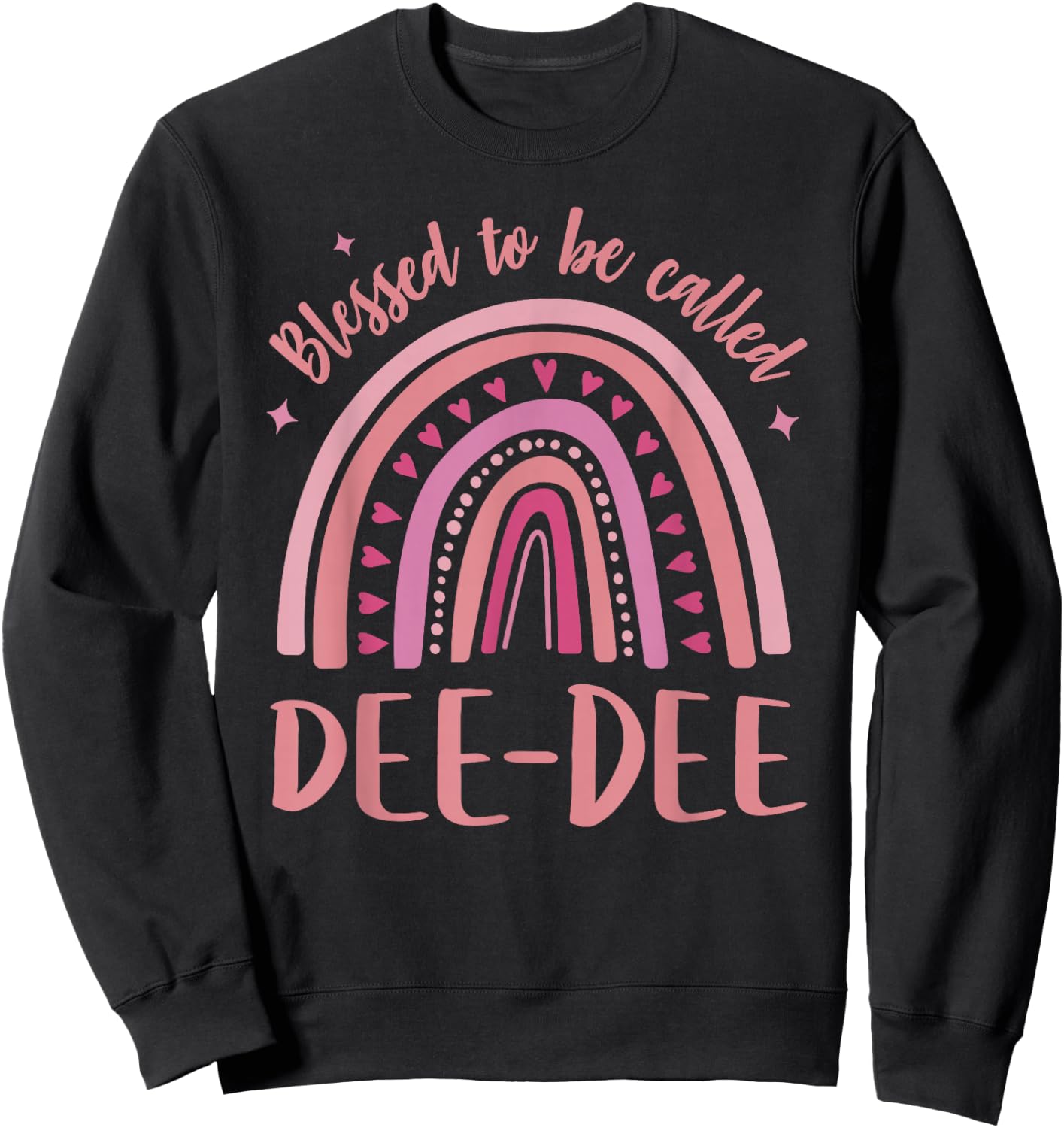 Dee-Dee for Grandma Mother's Day Blessed Dee-Dee Sweatshirt - Sweatshirt | Black