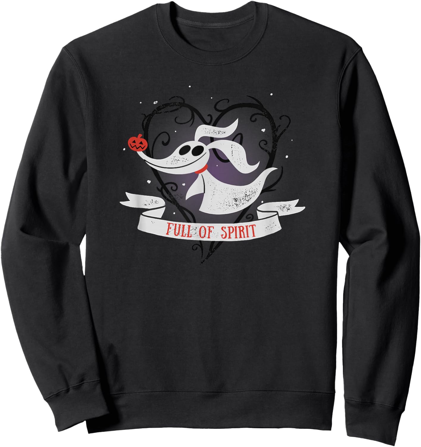 Disney The Nightmare Before Christmas Zero Full Of Spirit Sweatshirt - Sweatshirt | Black