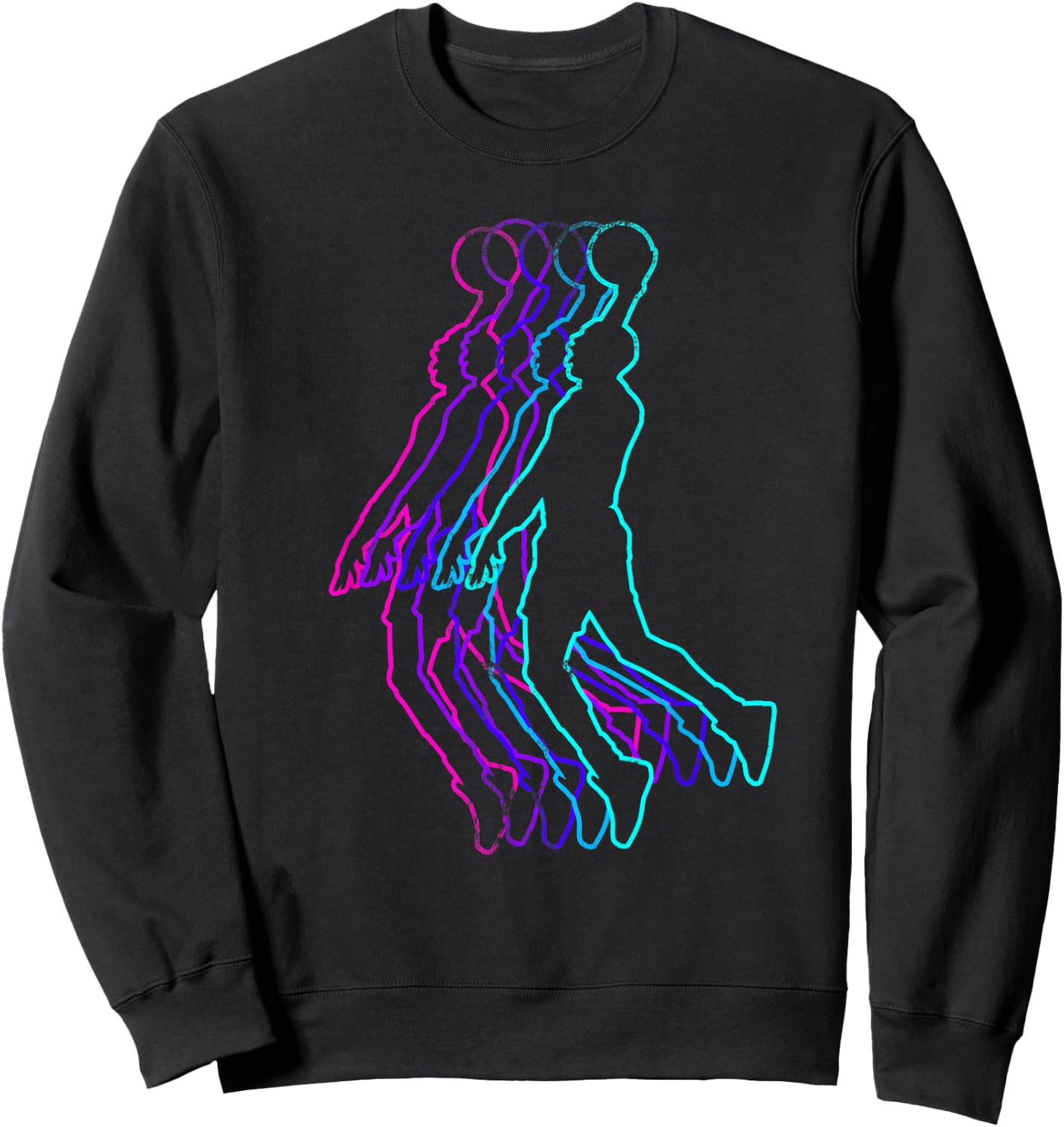 Basketball Kids Youth Player Slam Dunk Teens Sweatshirt - Sweatshirt | Black