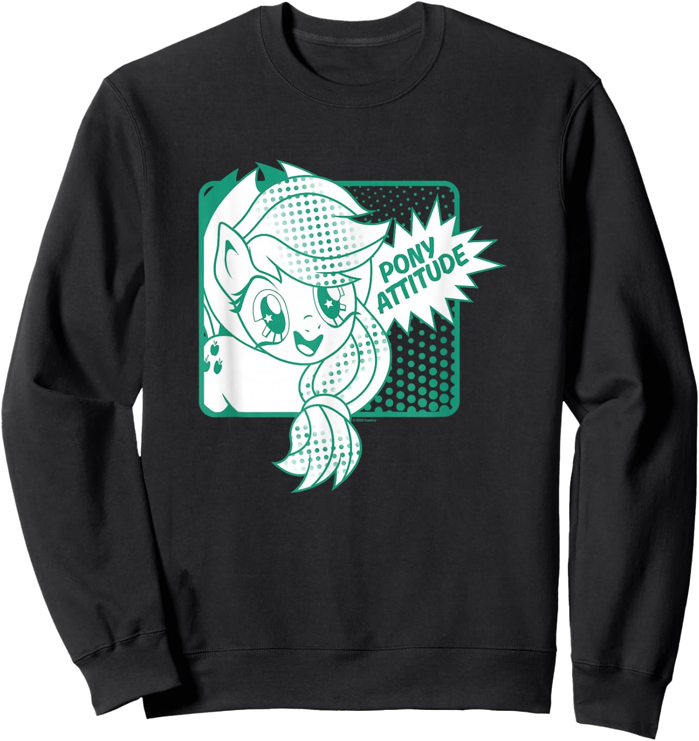 My Little Pony: Friendship Is Magic Applejack Pony Attitude Sweatshirt - Sweatshirt | Black