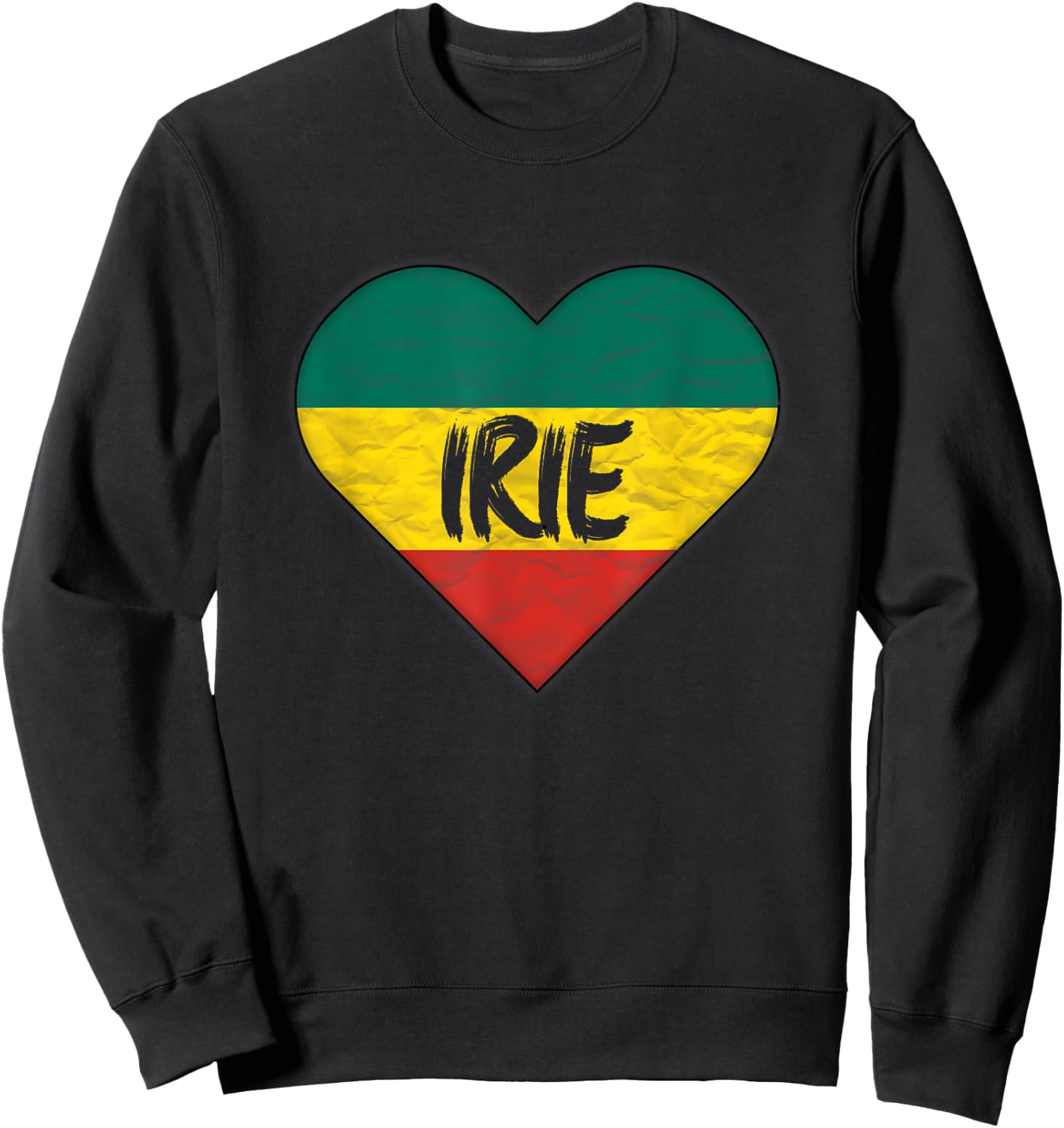 Vintage Reggae Irie Feel - Jamaican Rasta Roots Reggae Sweatshirt - Sweatshirt | Black