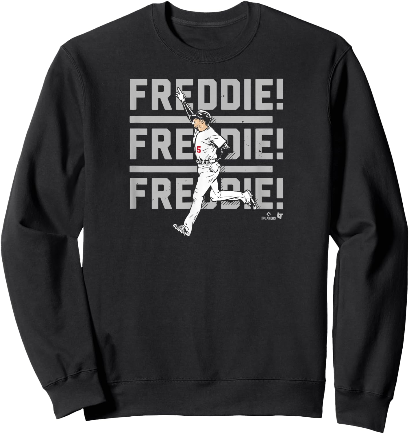 Freddie Freeman - Freddie! Chant - Los Angeles Baseball Sweatshirt - Sweatshirt | Black
