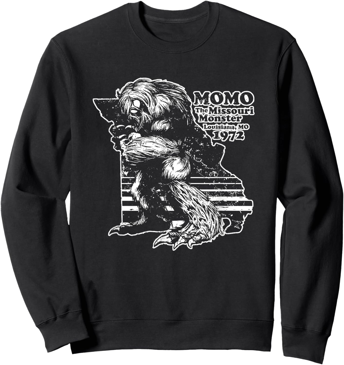 Momo The Missouri Monster Sweatshirt - Sweatshirt | Black