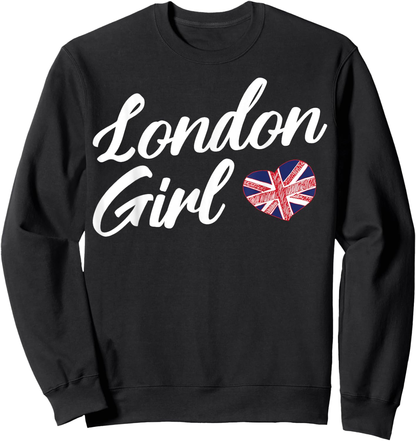 London Girl United Kingdom London Sweatshirt - Sweatshirt | Black