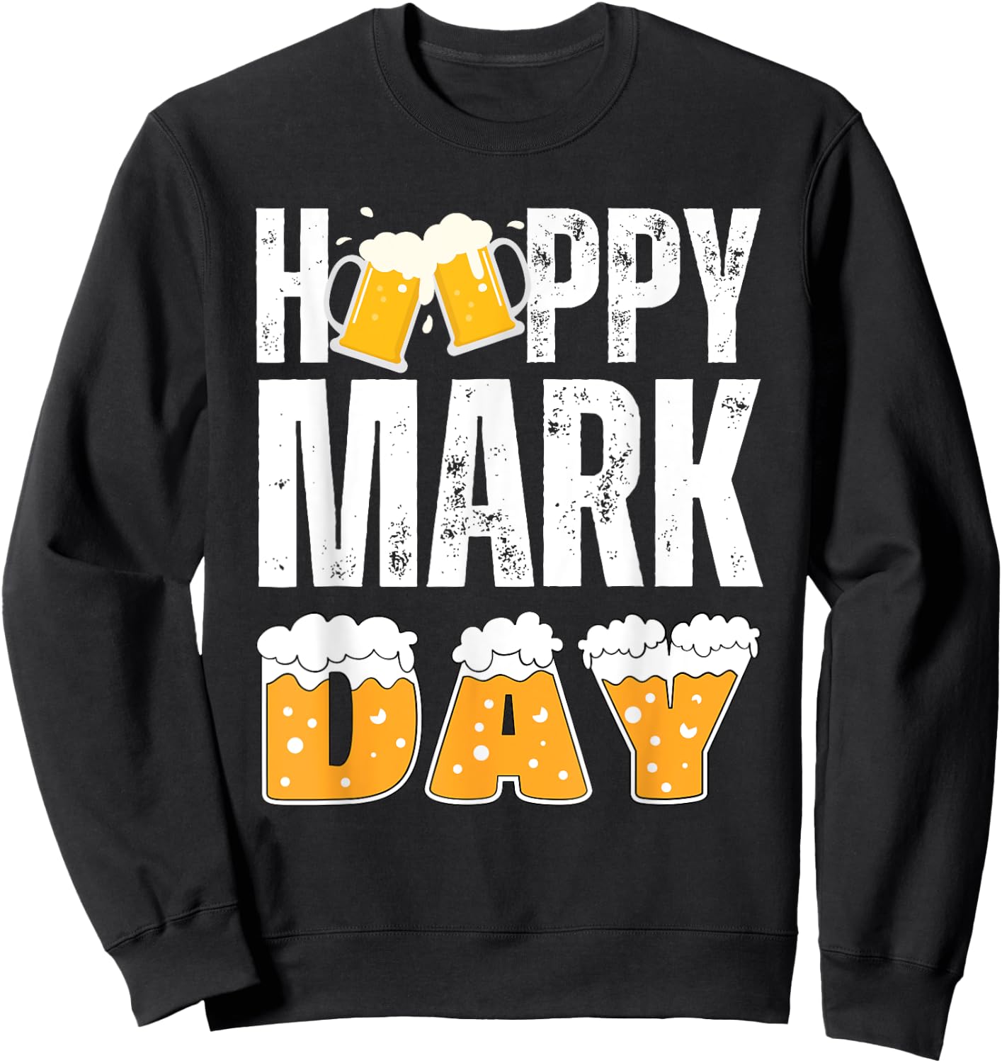 MARK Gifts Family Matching Birthday Personalized Name Idea Sweatshirt - Sweatshirt | Black