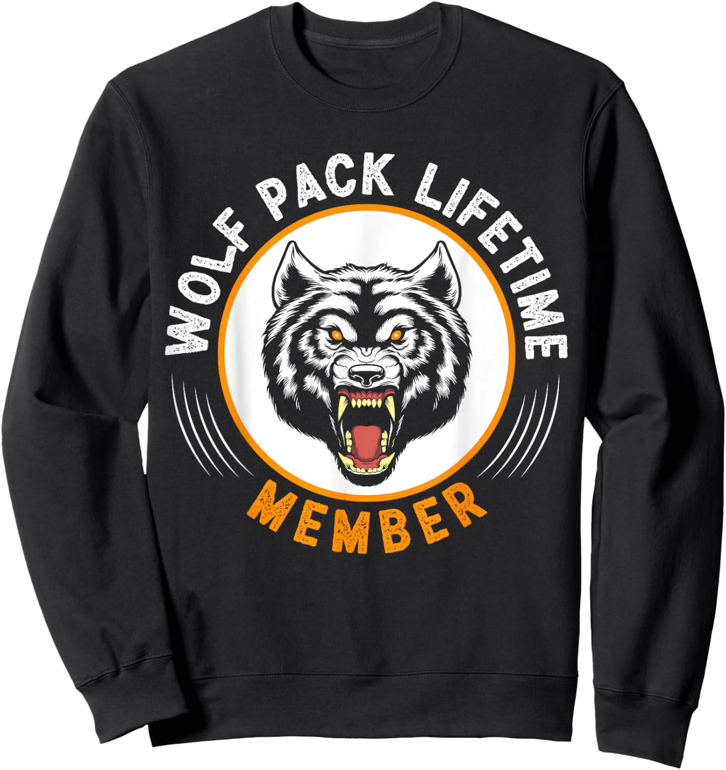 Wolf Pack Lifetime Member Sweatshirt - Sweatshirt | Black