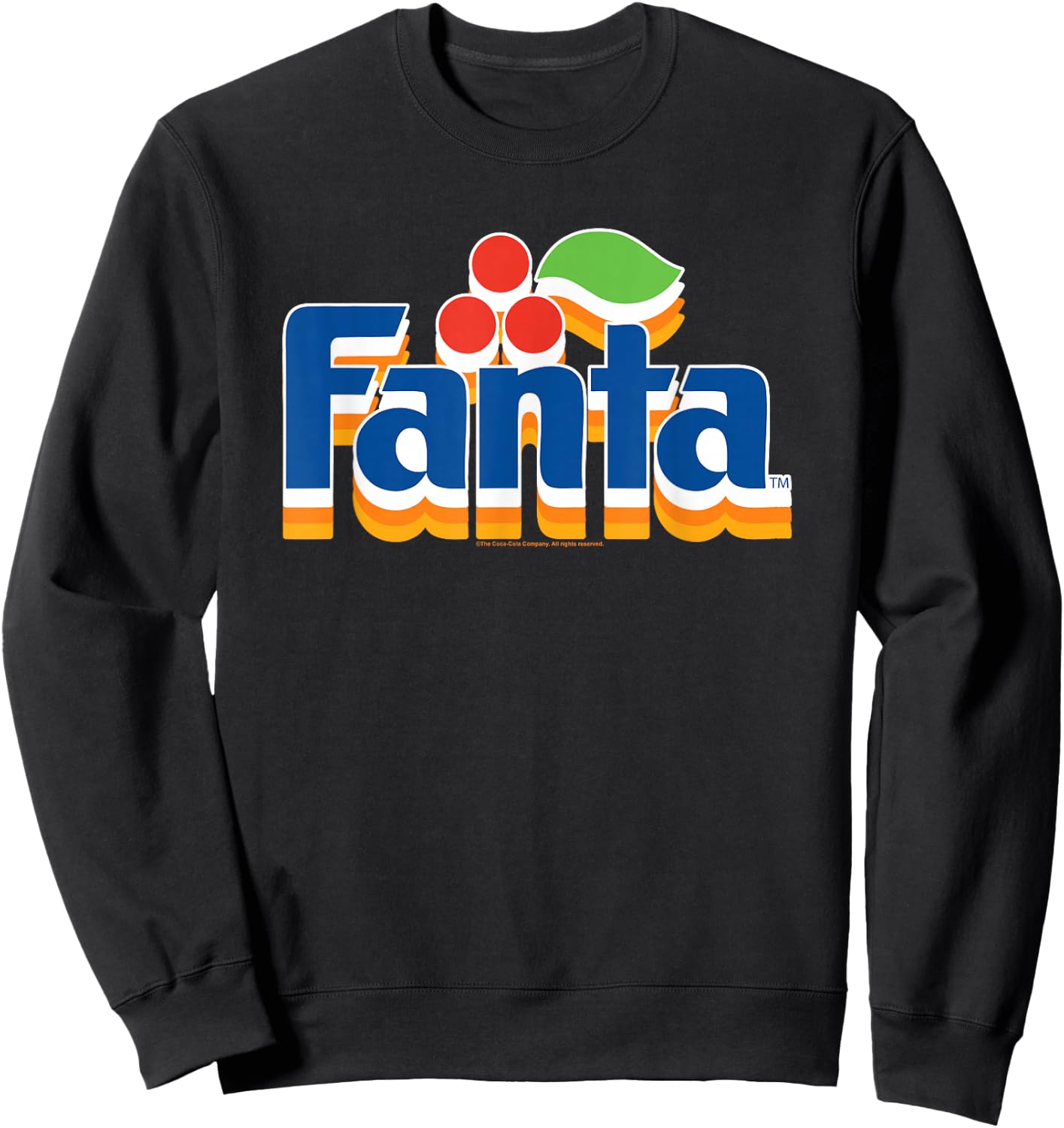 Coca-Cola - Stacked Fanta Logo Sweatshirt - Sweatshirt | Black