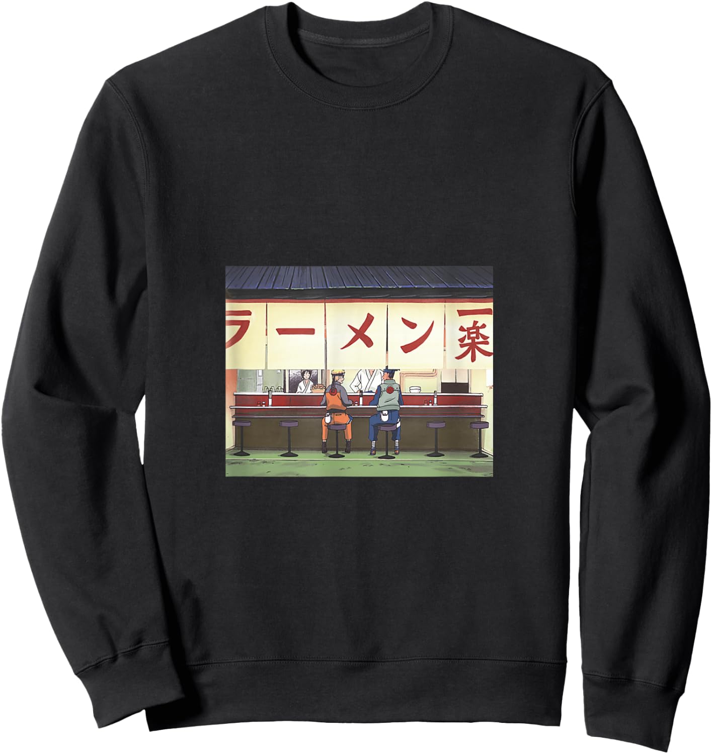 Naruto Shippuden Manga Series Dinner Time Sweatshirt - Sweatshirt | Black