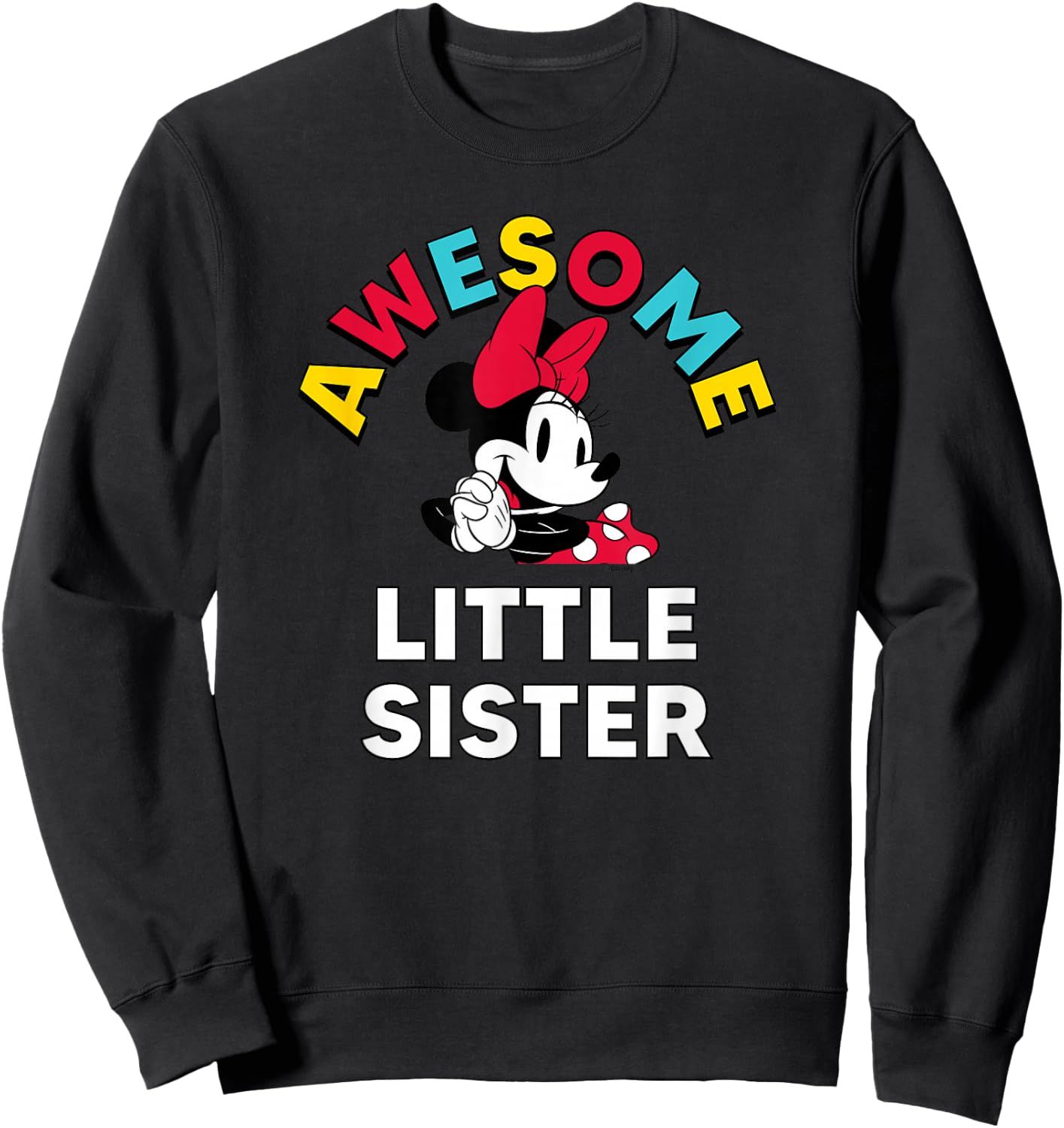 Disney - Awesome Little Sister Sweatshirt - Sweatshirt | Black
