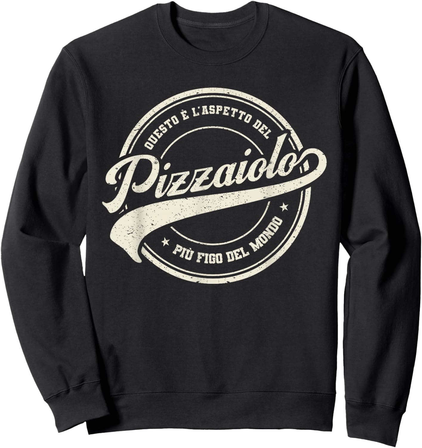 Coolest Pizzaiolo in the World Pizzaiolo Sweatshirt - Sweatshirt | Black
