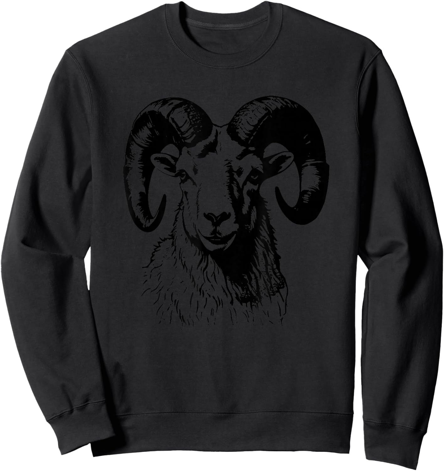 Bighorn Sheep Big Horn Sheep Sweatshirt - Sweatshirt | Black