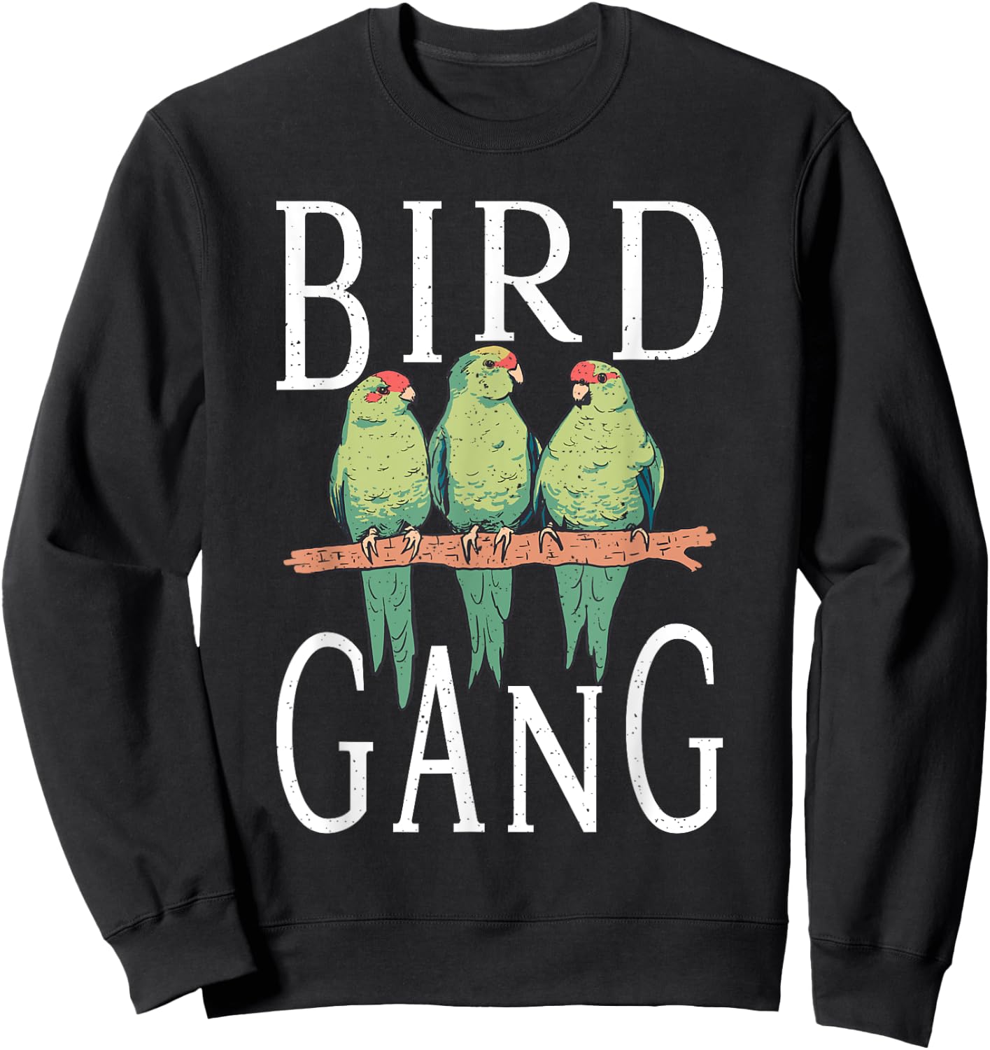 Bird Gang Friends Sweatshirt - Sweatshirt | Black