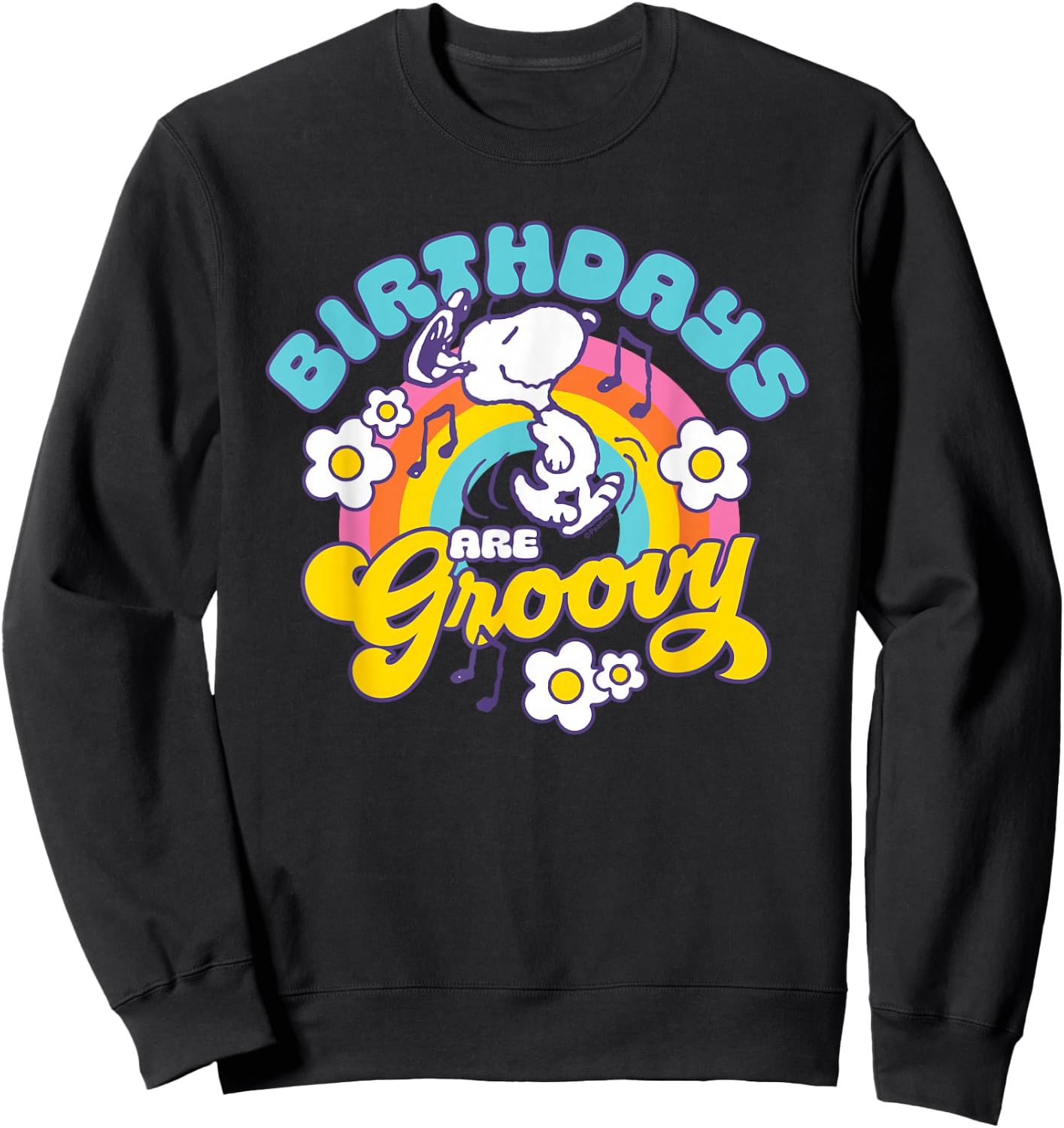Peanuts - Birthdays are Great Sweatshirt - Sweatshirt | Black