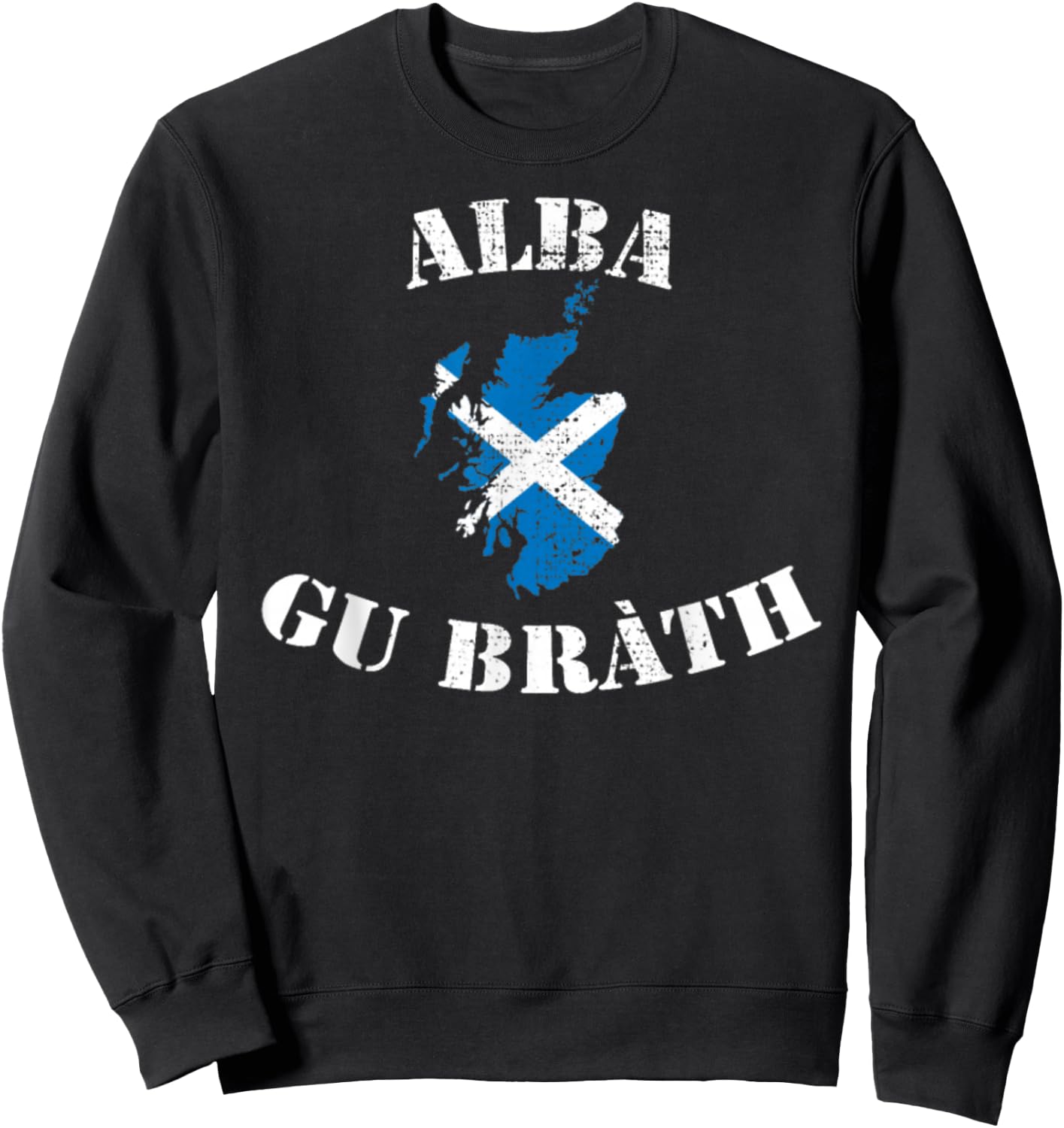Scotland Forever I Alba Gu Brath Sweatshirt - Sweatshirt | Black