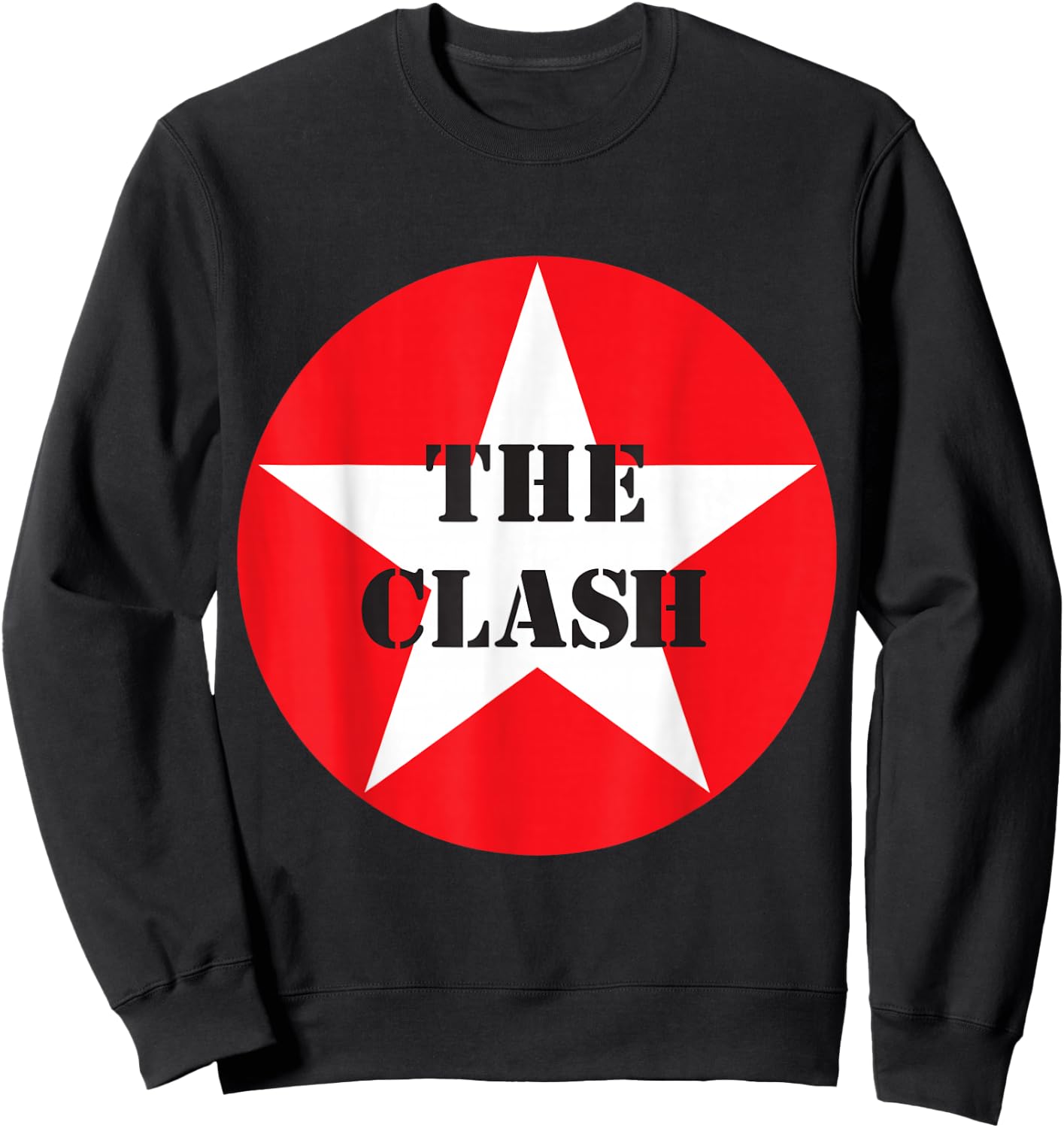 The Clash - Circle Star Sweatshirt - Sweatshirt | Black