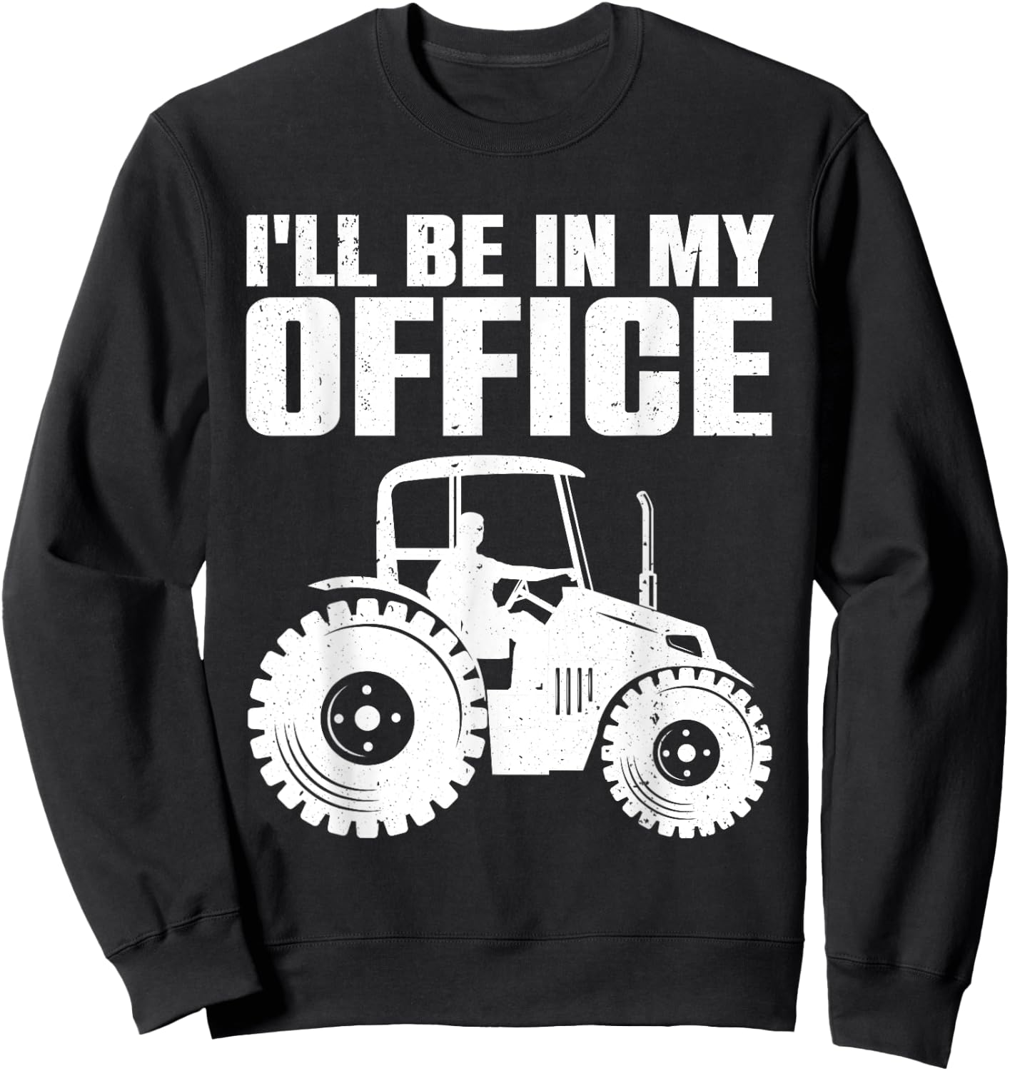 Best Tractor Women Farming Agriculture Farmer Office Sweatshirt - Sweatshirt | Black