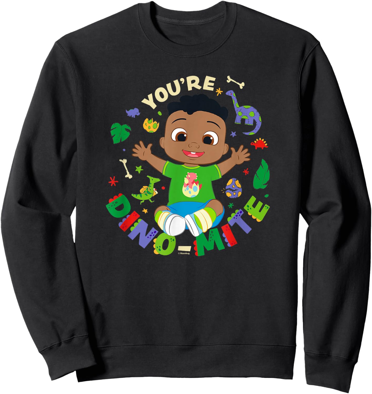 CoComelon Cody You're Dino-Mite Sweatshirt - Sweatshirt | Black