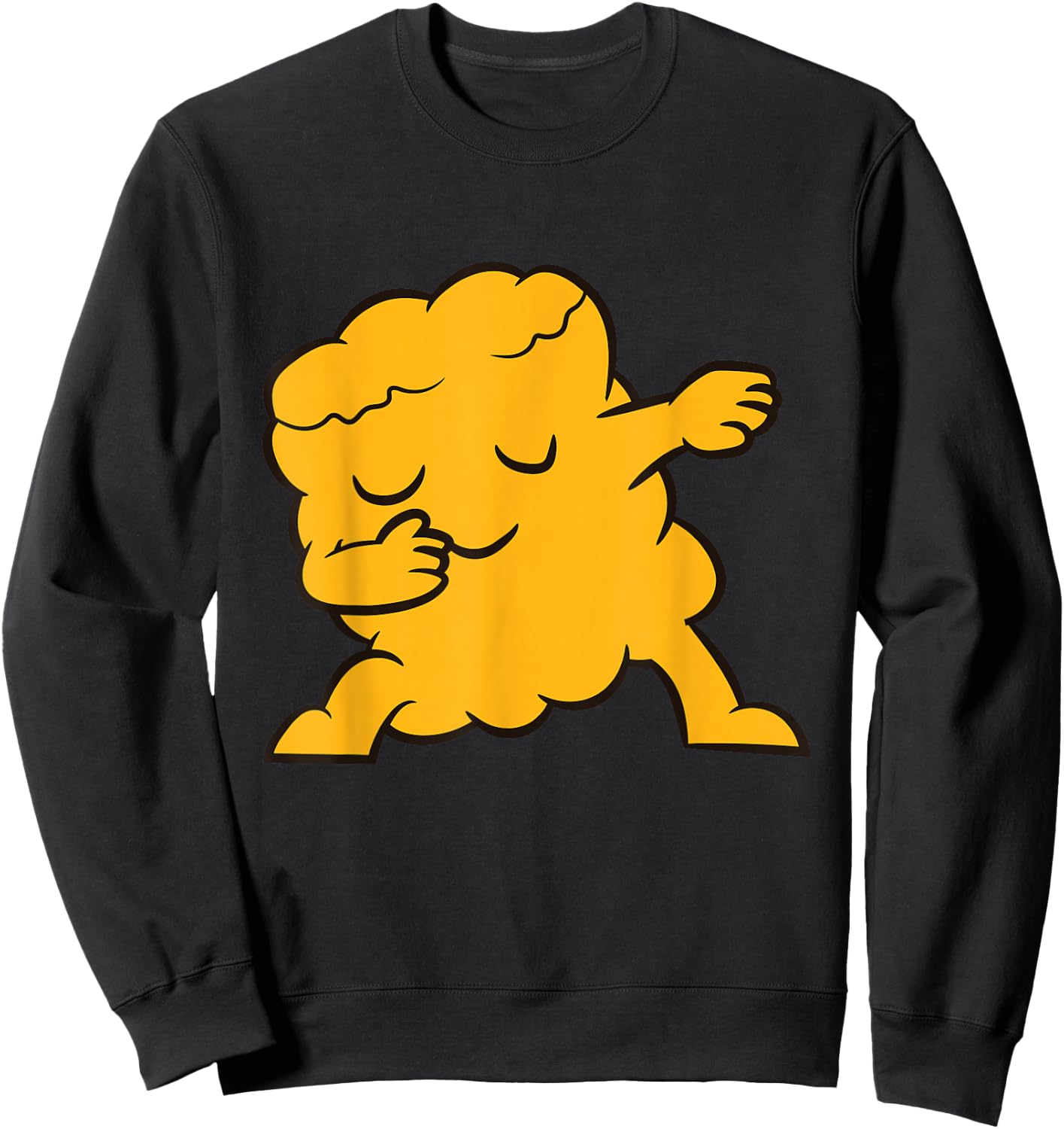 Cute Dabbing Tater Tots Potato Fast Food Tater Tots Sweatshirt - Sweatshirt | Black