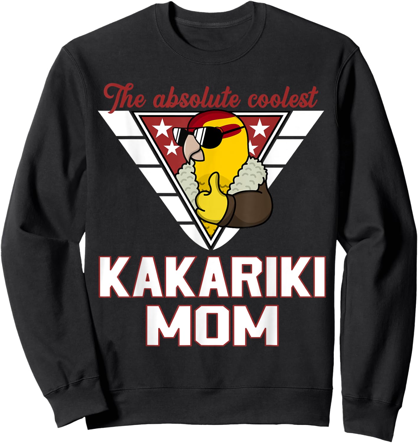 Coolest Kakariki Parrot Mom I Yellow Lutino Kakariki Sweatshirt - Sweatshirt | Black