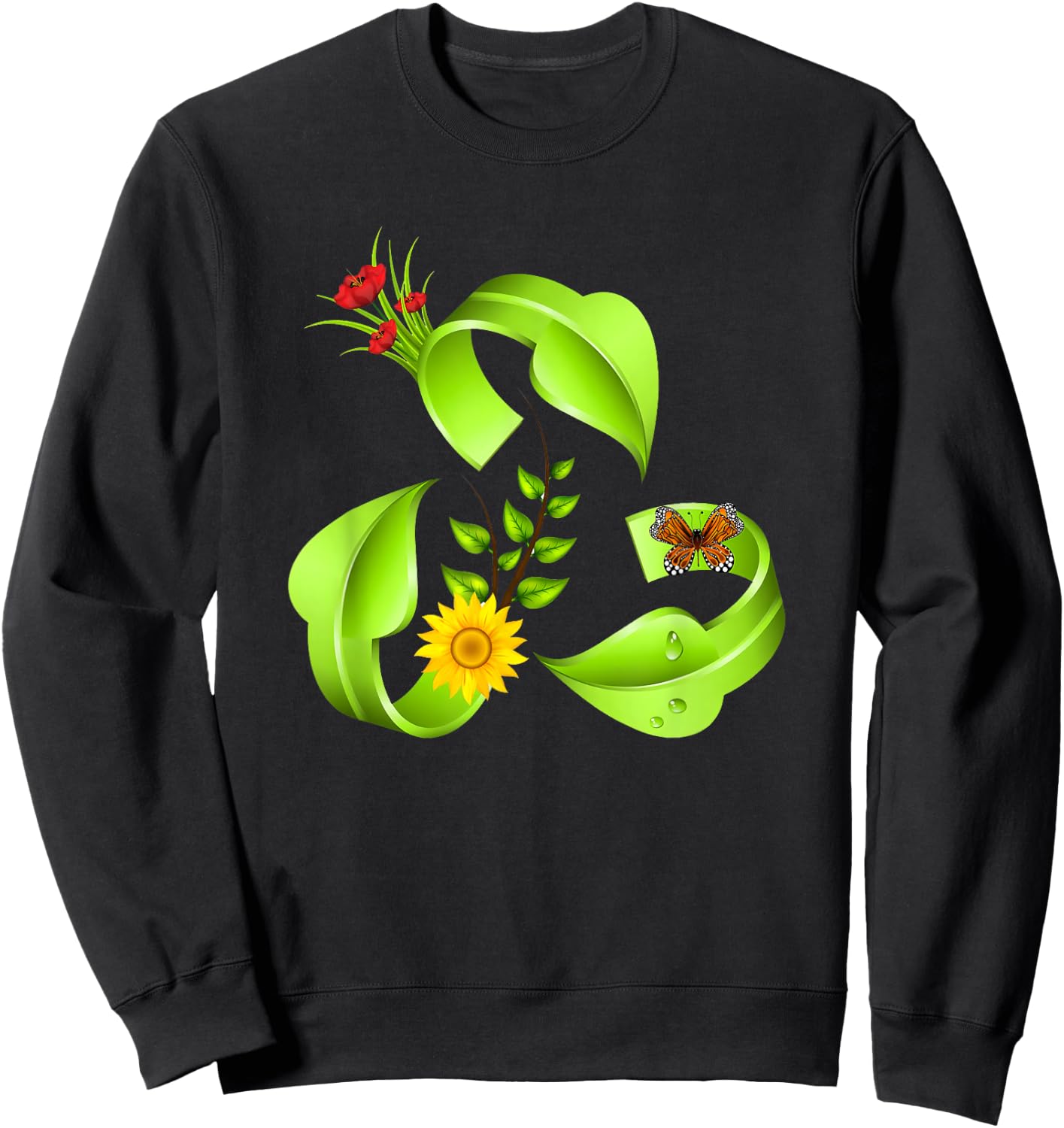 Recycle shirt , recycle , recycle for boys Sweatshirt - Sweatshirt | Black