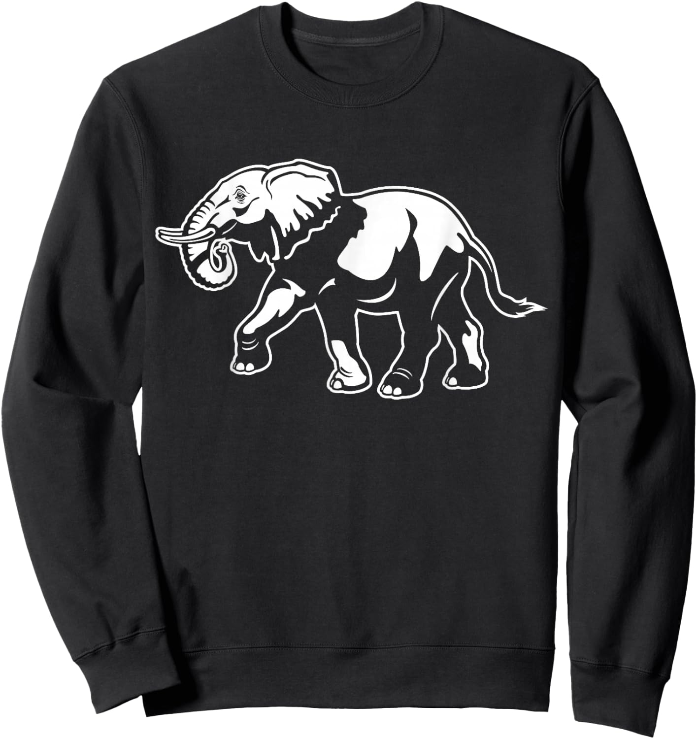 Literal White Elephant Gag Gift Funny Sweatshirt - Sweatshirt | Black