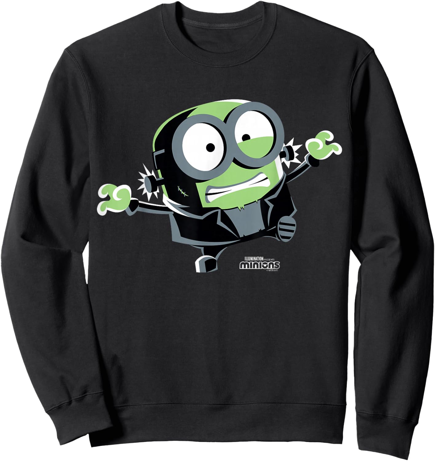Minions Monsters Frankenbob Halloween Sweatshirt - Sweatshirt | Black