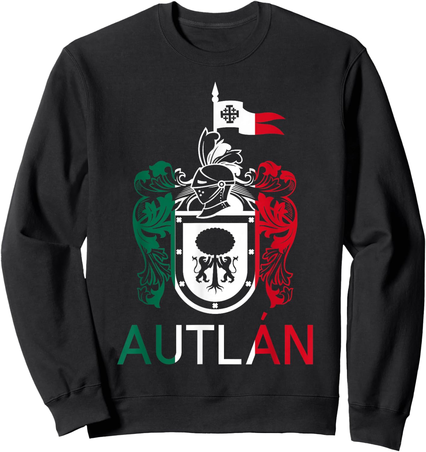 Autlan Jalisco Estado De Mexico Escudo Eagle Aguila Sweatshirt - Sweatshirt | Black