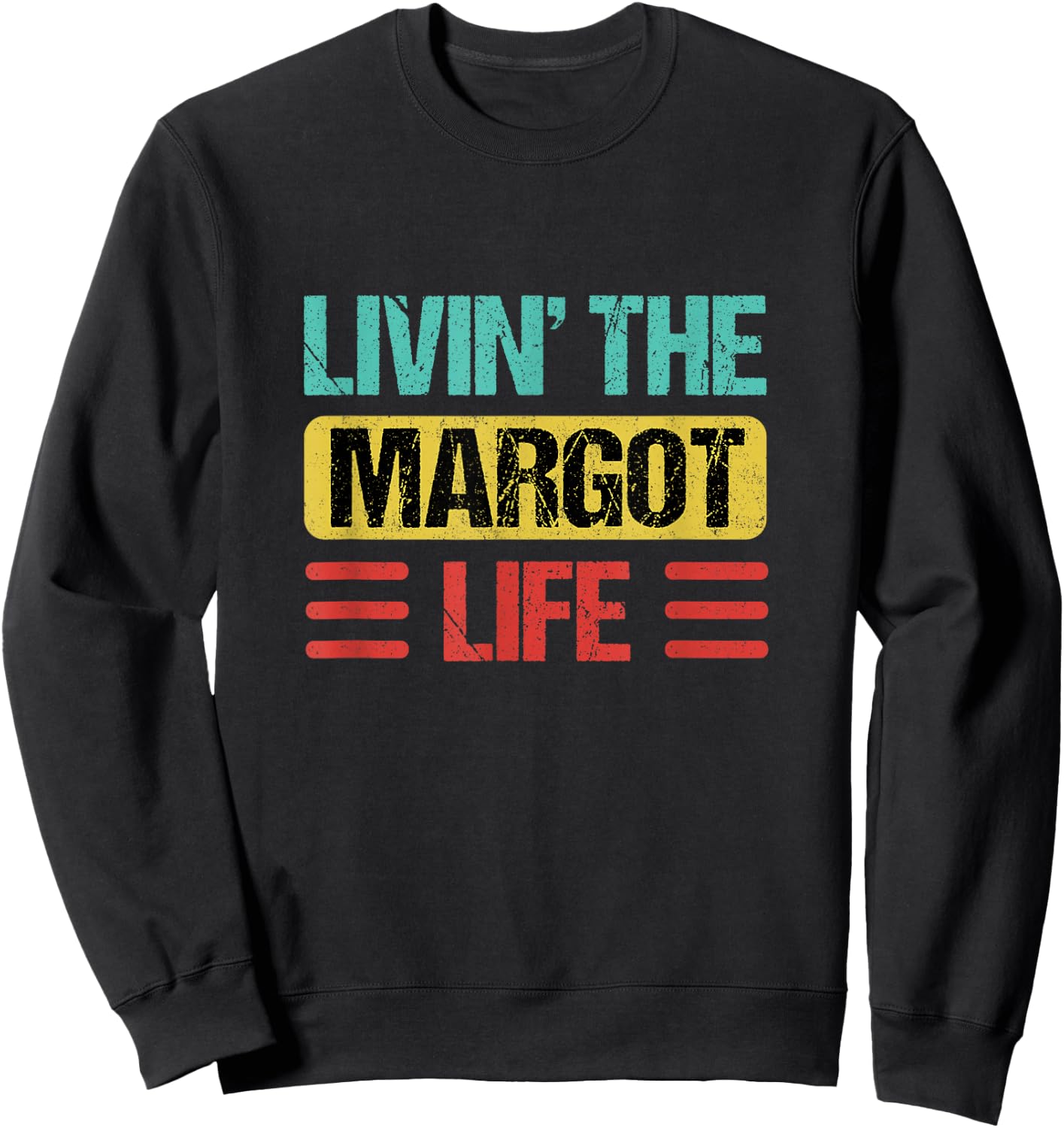Margot Name Sweatshirt - Sweatshirt | Black