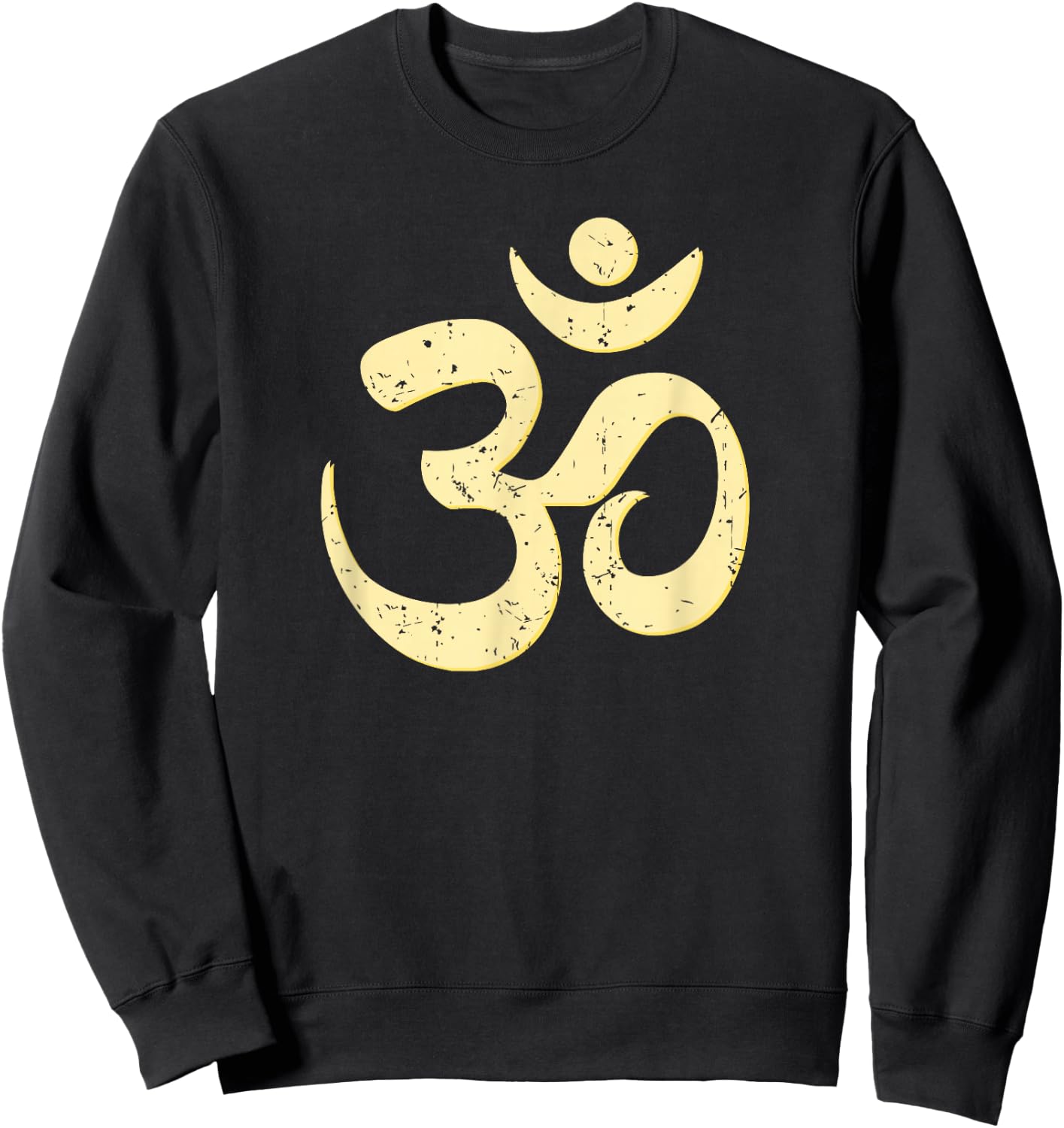 Rich Sphere Om Omkar Aum Symbol Spiritual Yoga Meditation Zen Vintage Sweatshirt - Sweatshirt | Black