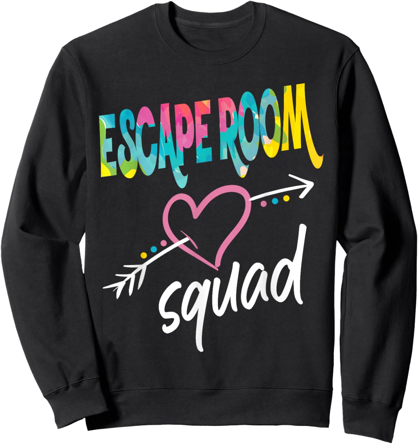 Escape Room Squad Sweatshirt - Sweatshirt | Black