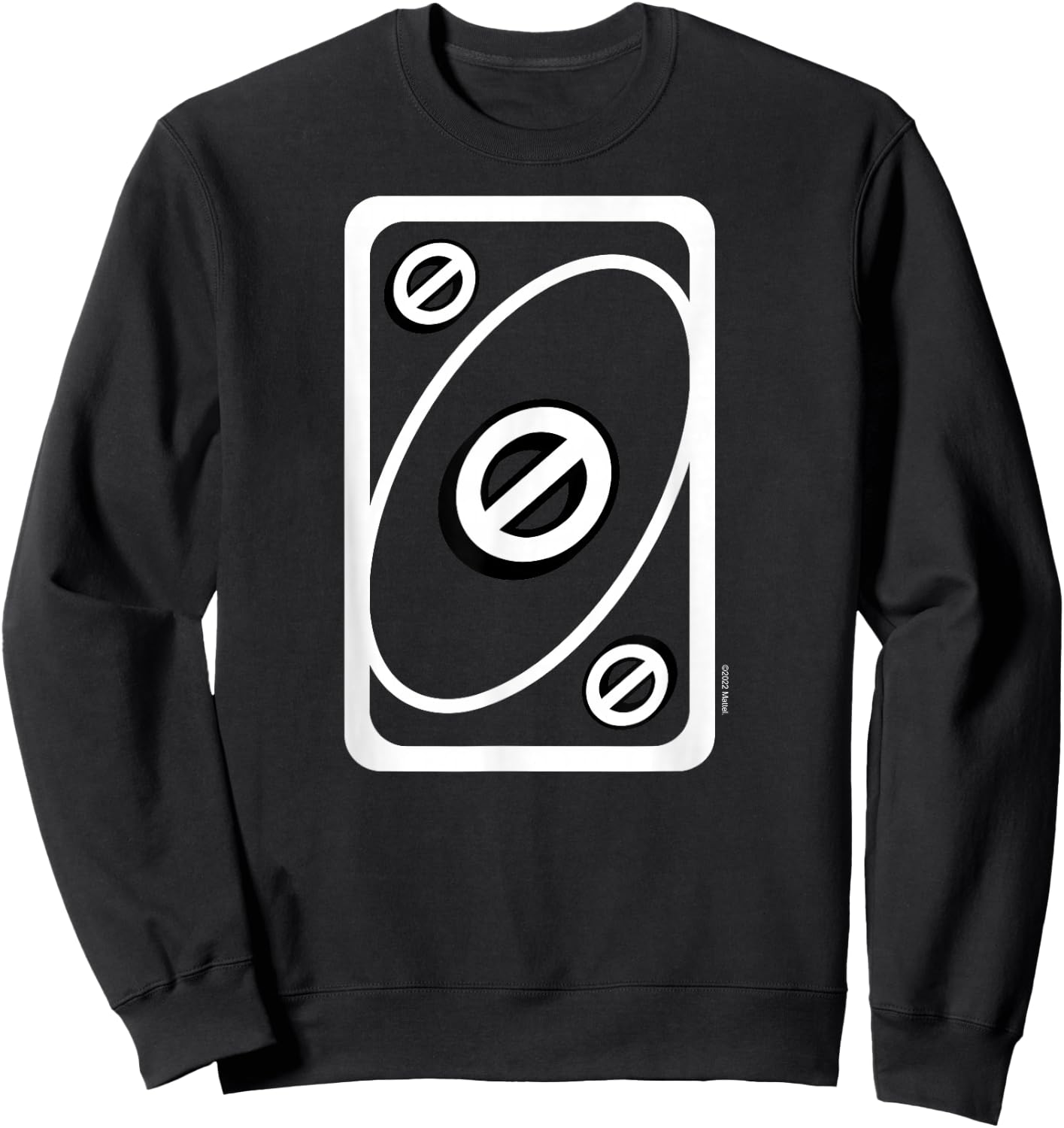 UNO - Blue Skip Card Sweatshirt - Sweatshirt | Black