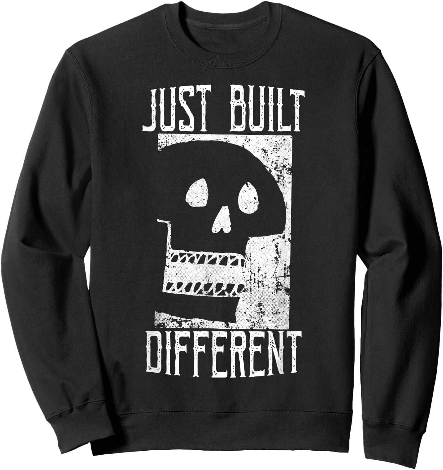 I'm Just Built Different Sweatshirt - Sweatshirt | Black