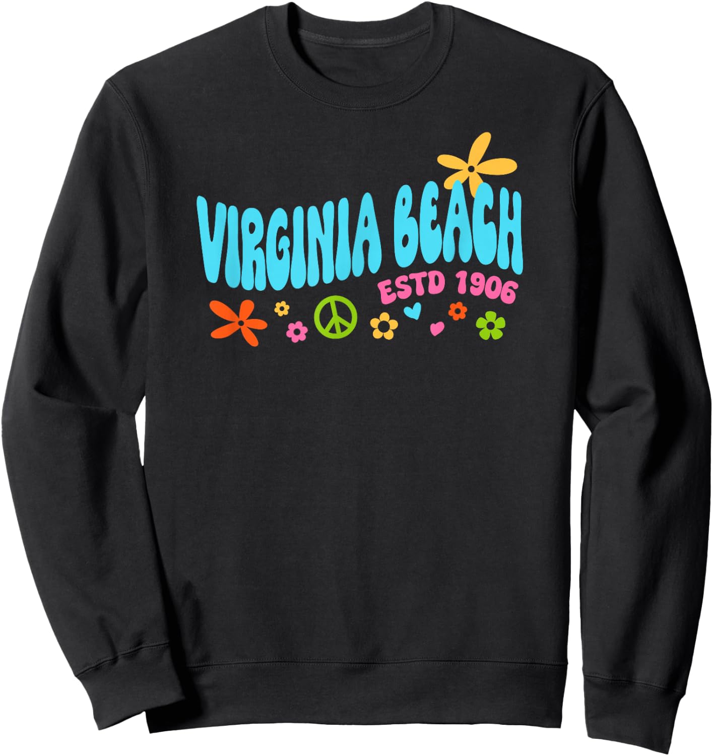 Virginia Beach Sweatshirt - Sweatshirt | Black