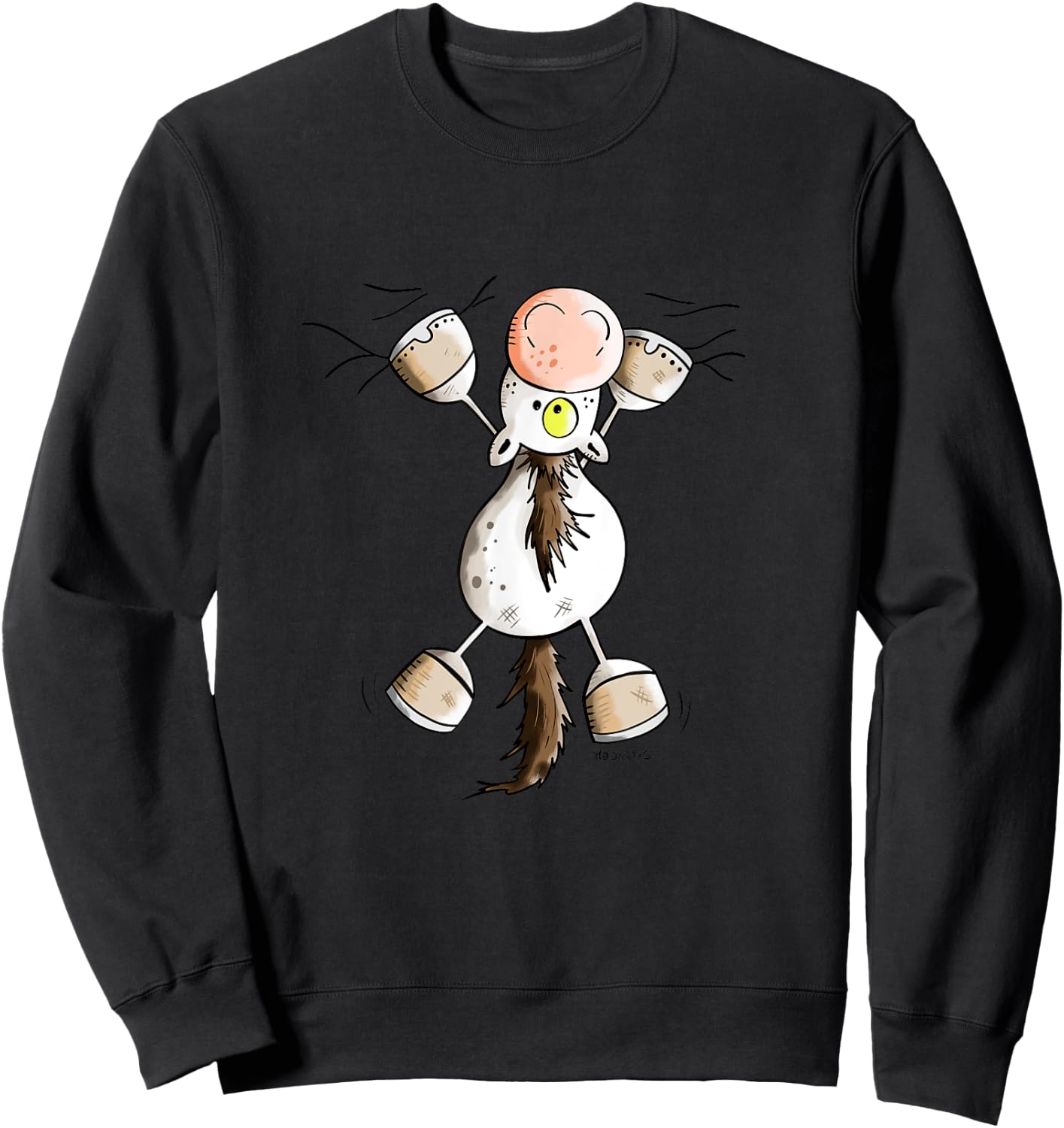 Cute Horse For Horse Friends And Horseback Riders Sweatshirt - Sweatshirt | Black
