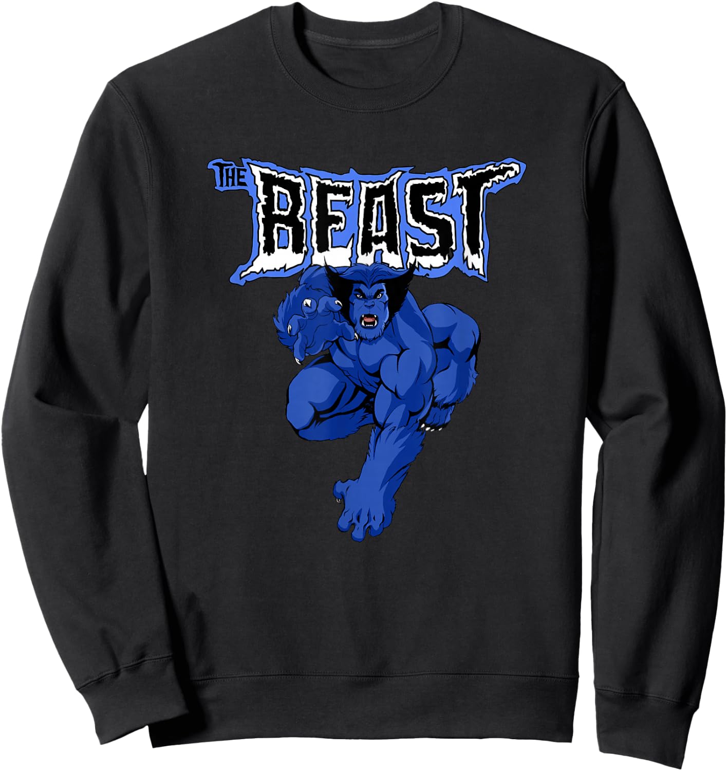 Marvel X-Men The Beast 90's TV Show Portrait Sweatshirt - Sweatshirt | Black